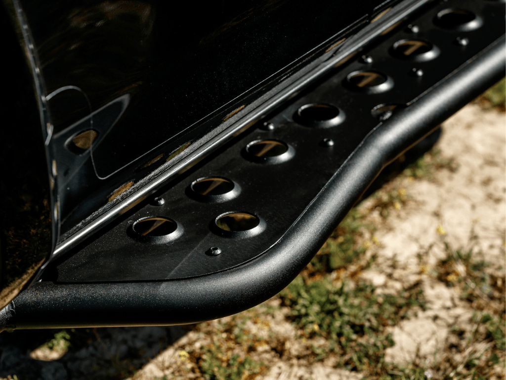 Step Edition Bolt On Rock Sliders For 2010 - 2024 Toyota 4Runner - Spirit of 1876 - Dealers of Cali Raised LED