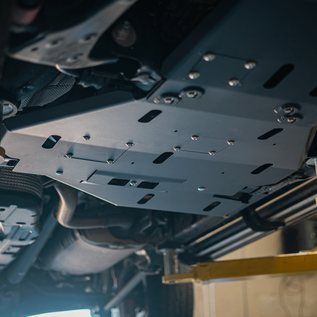 2025+ Toyota 4Runner Cat Shield & Transmission Skid Plate - Hybrid/Non - Hybrid | Cali Raised LED - Spirit of 1876Dealers of Cali Raised LED
