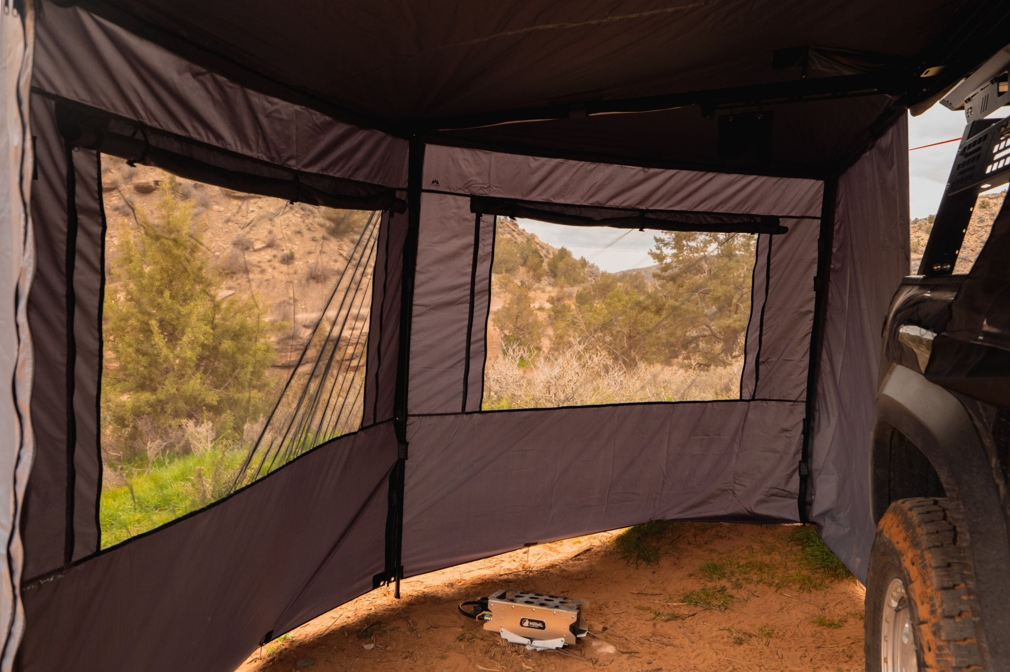 180 Degree Awning Walls - Spirit of 1876Sterling Adventure Co