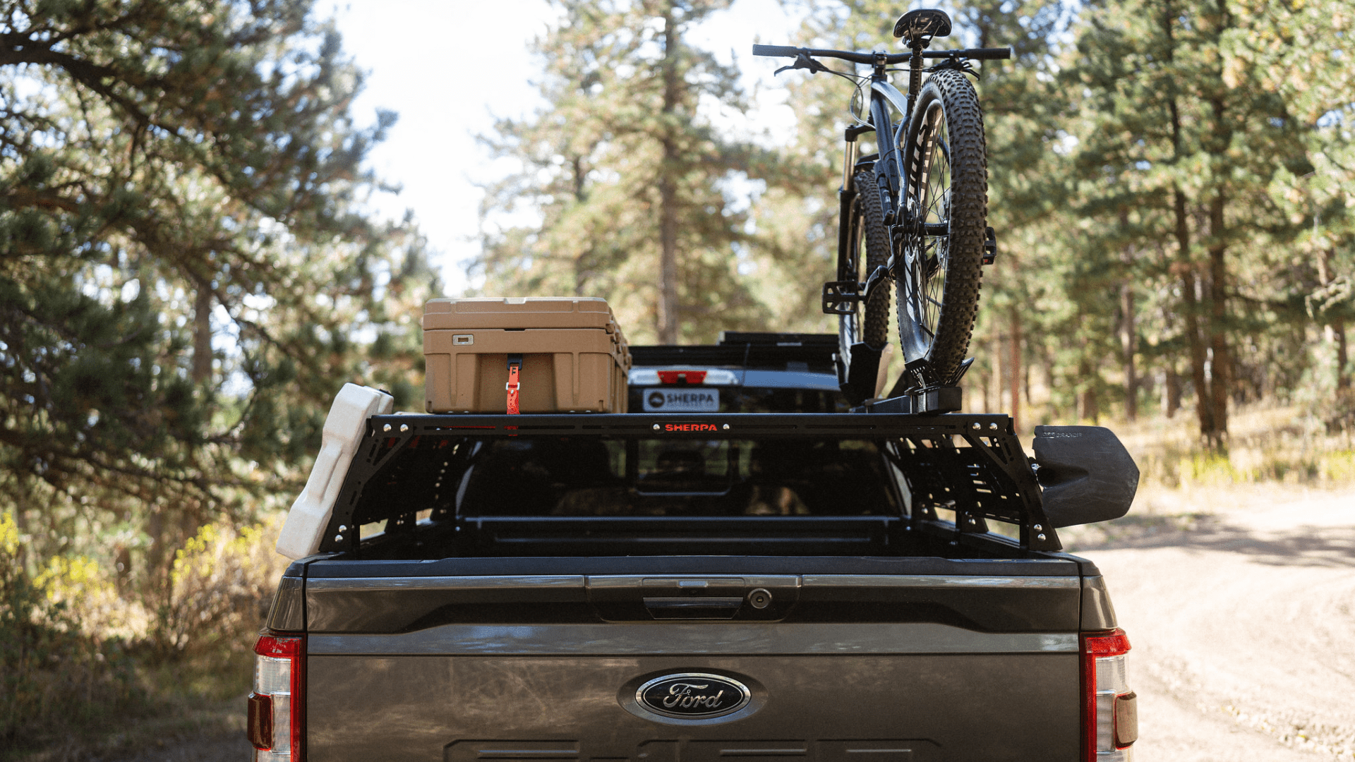 Ford F150 Mid Height PAK System Bed Rack - Spirit of 1876Sherpa Equipment Company