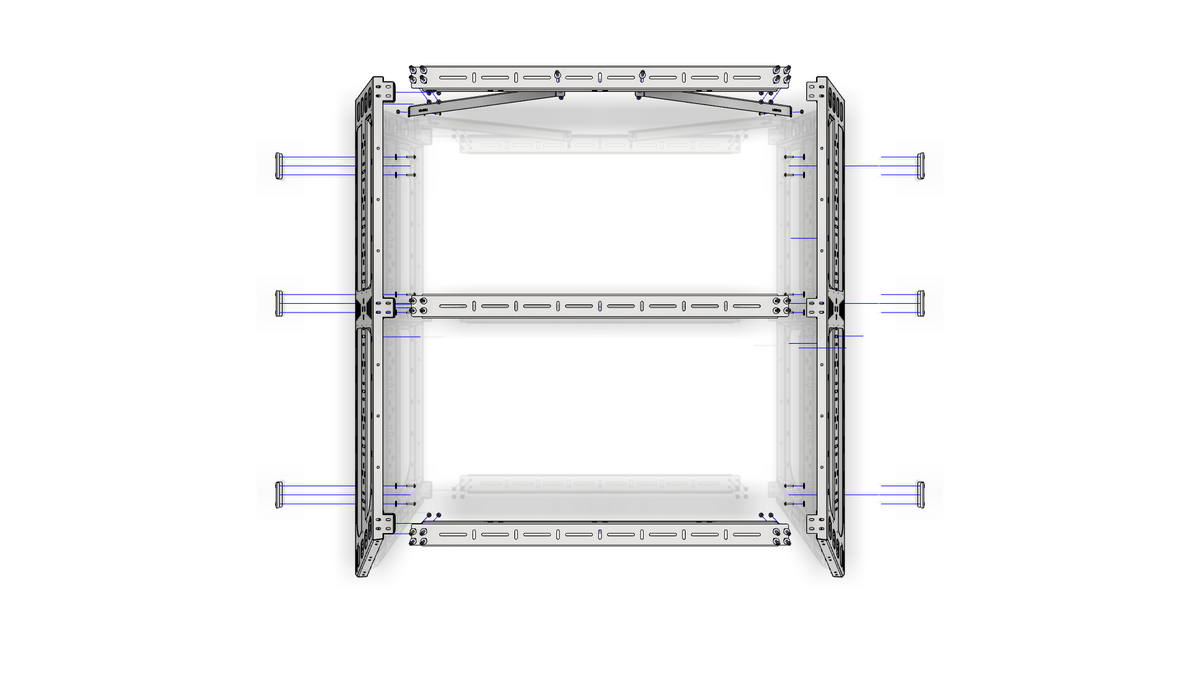 Ford F-150 Cab Height Bed Rack | 6.5' Bed | 2004-2022
