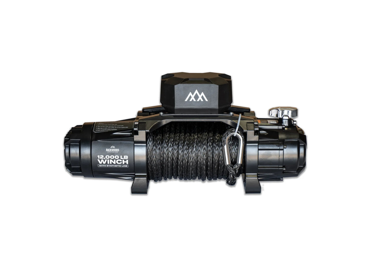 Backwoods Offroad Winch - 12,000lb w/ Synthetic Line