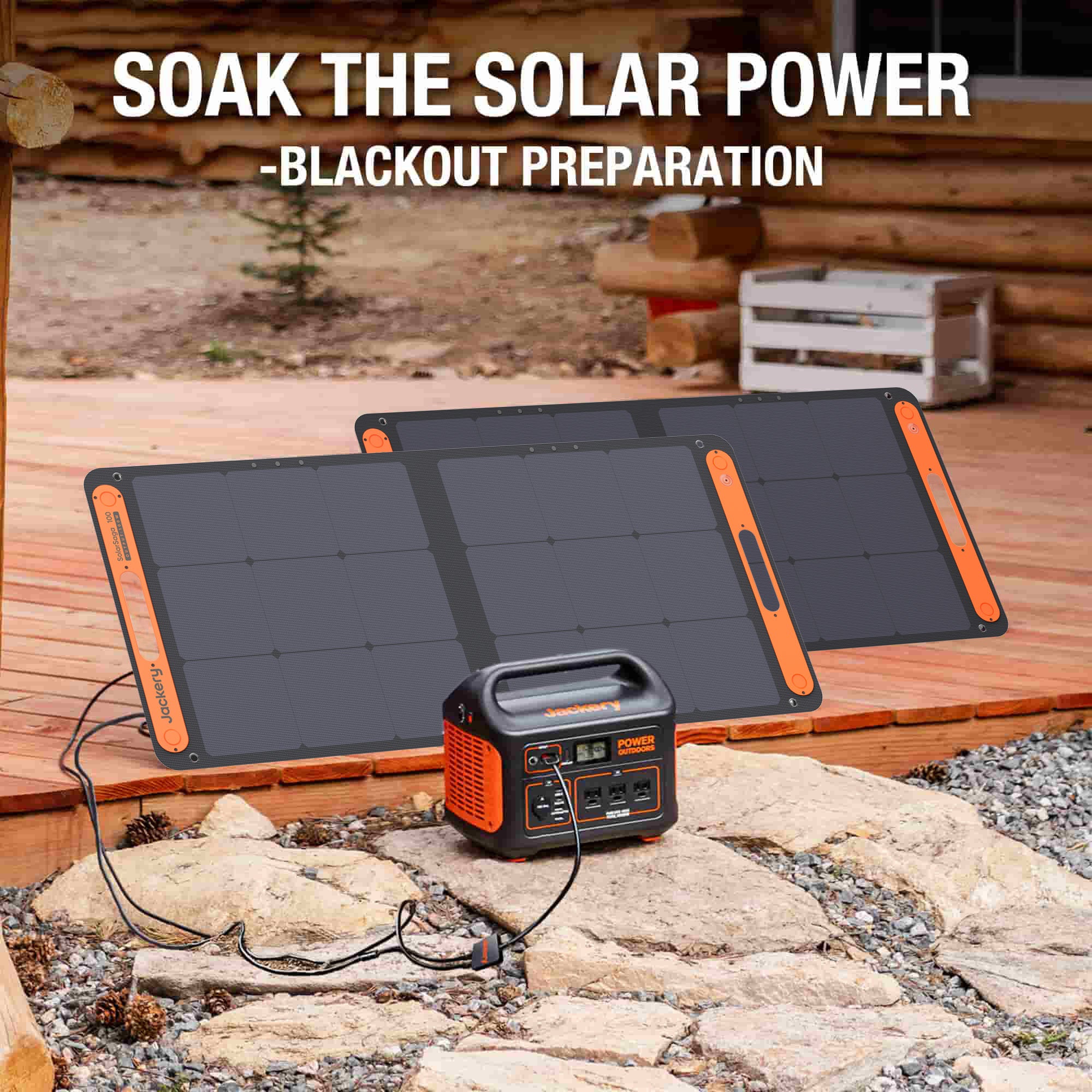 [Add - on] SolarSaga 100W - Spirit of 1876 - Jackery