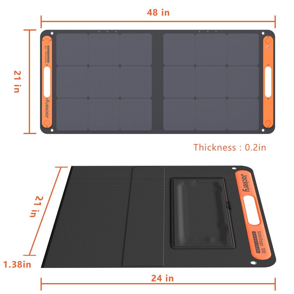 [Add - on] SolarSaga 100W - Spirit of 1876 - Jackery