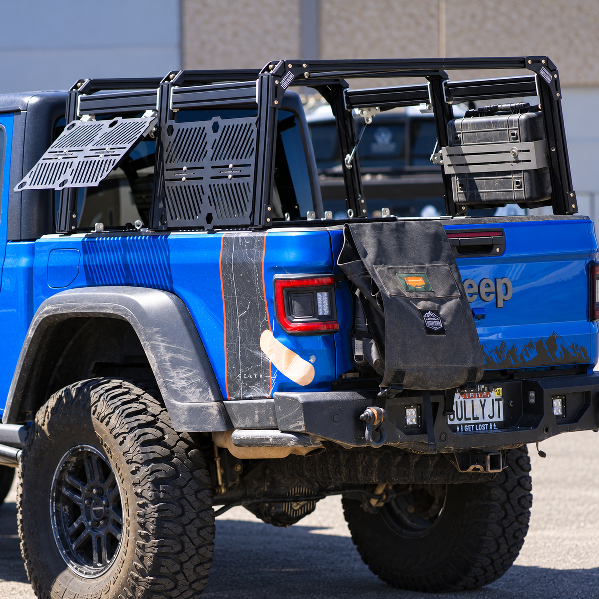 XTR Recessed Side Brace Brackets | Slim Rack Profile