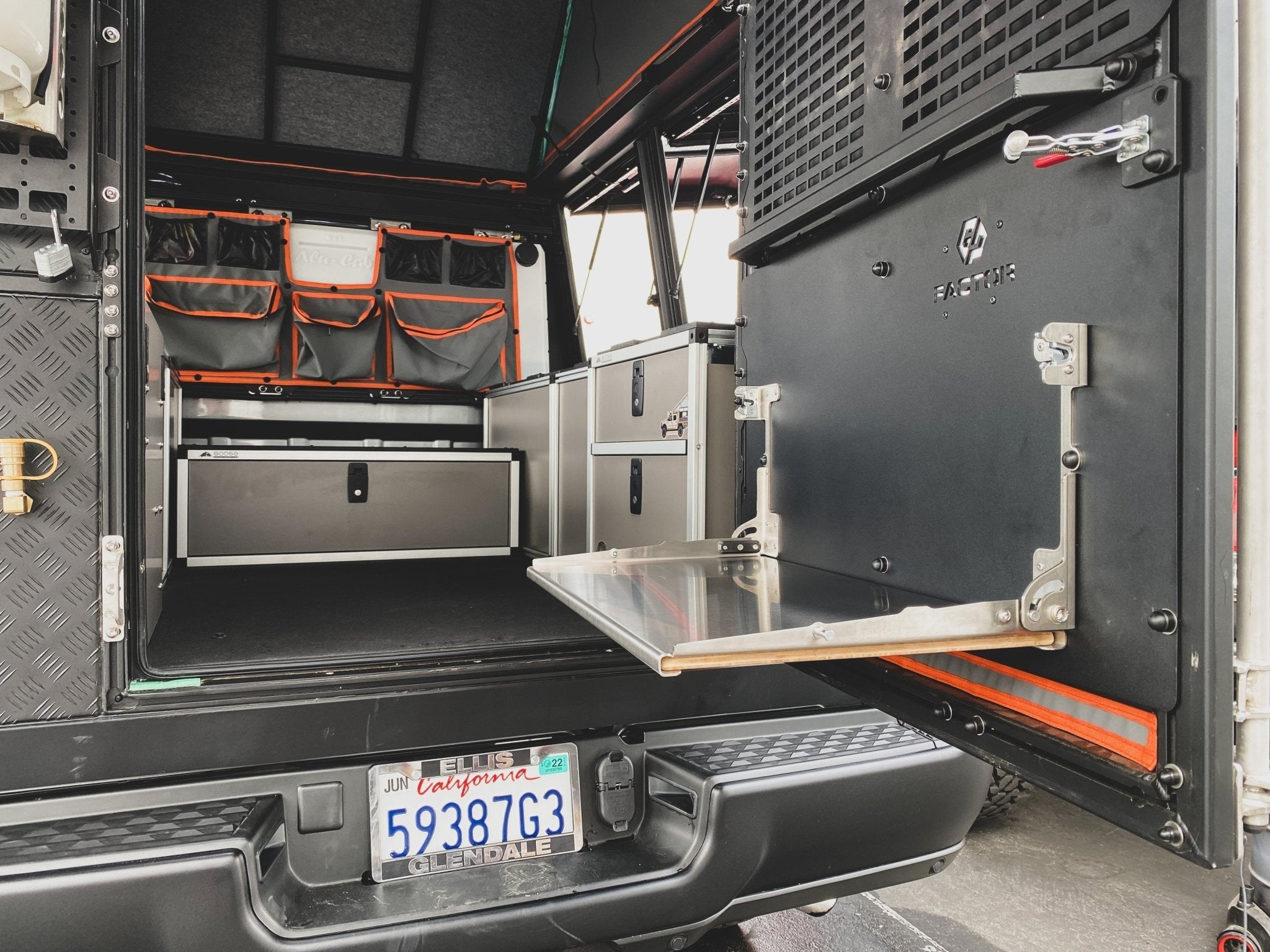 Alu - Cab Alu - Cabin Canopy Camper - Ram 2500 & 3500 2009 - Present 4th & 5th Gen. - Bed Plate System - 6'4" Bed - Spirit of 1876 - Goose Gear