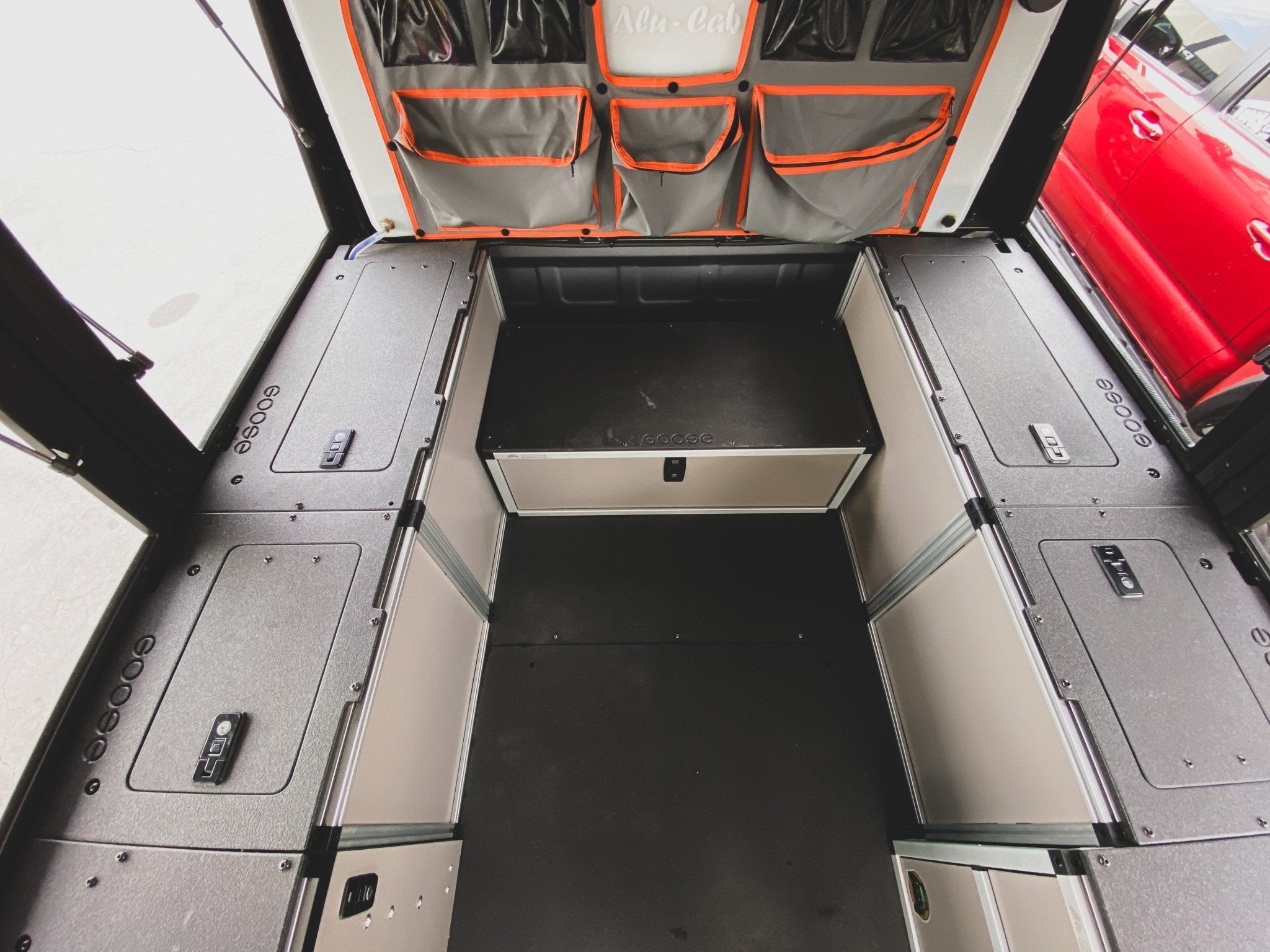 Alu - Cab Alu - Cabin Canopy Camper - Toyota Tundra 2007 - 2021 2nd and 2.5 Gen. - Middle Utility Module - 6'5" Bed - Spirit of 1876 - Goose Gear
