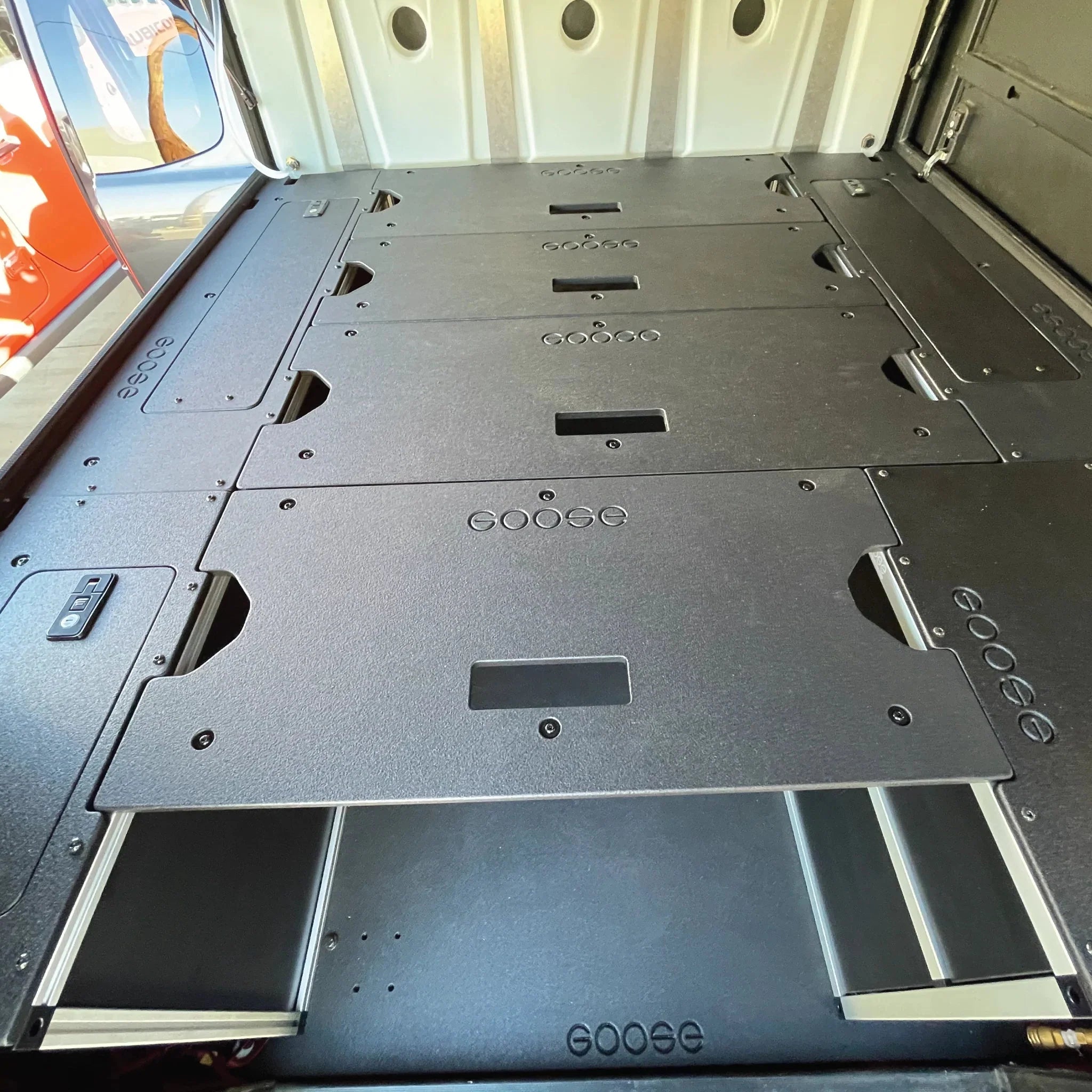 Alu - Cab Canopy Camper - Sleep Deck Panel - Utility Module to Utility Module - 6' Bed Extension Panel - Spirit of 1876 - Goose Gear