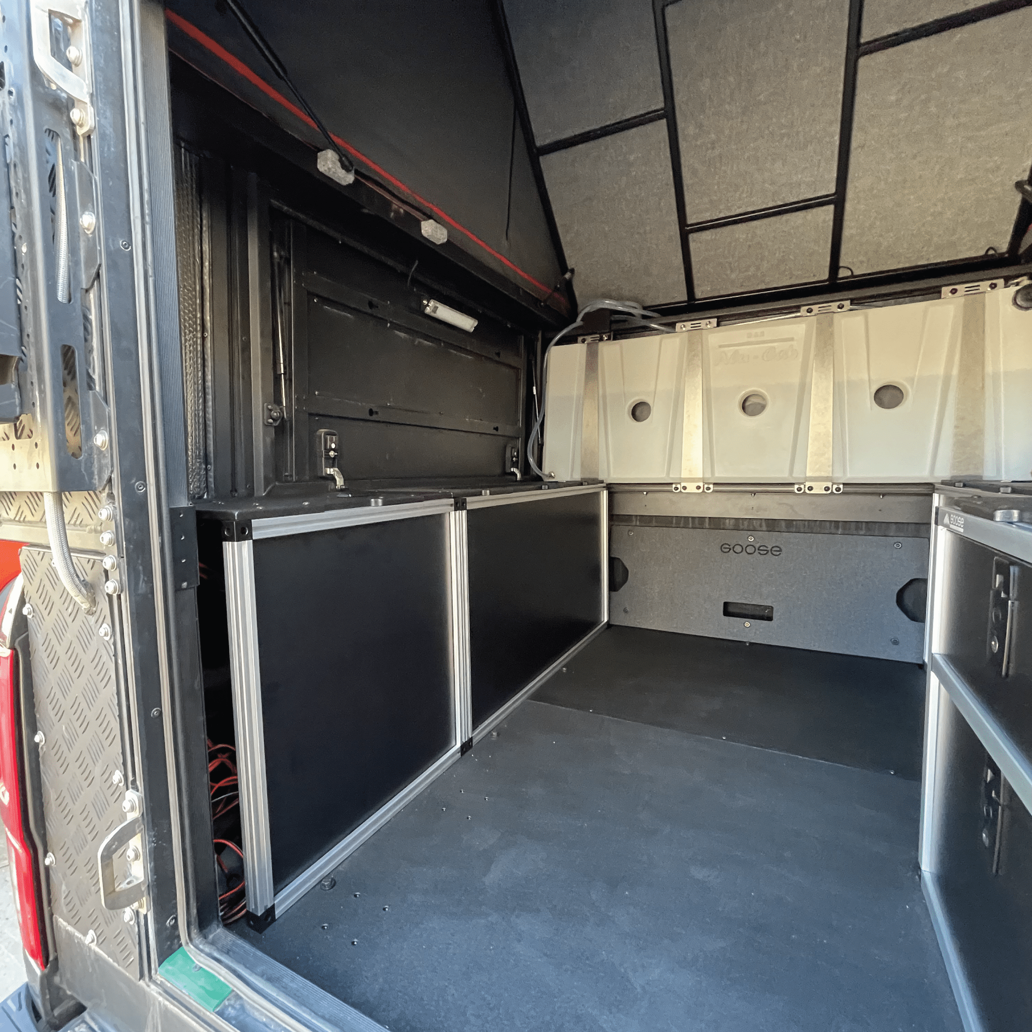 Alu - Cab Canopy Camper V2 - Ford Ranger 2019 - 2023 4th Gen. - Rear Utility Module - 6' Bed - Spirit of 1876 - Goose Gear