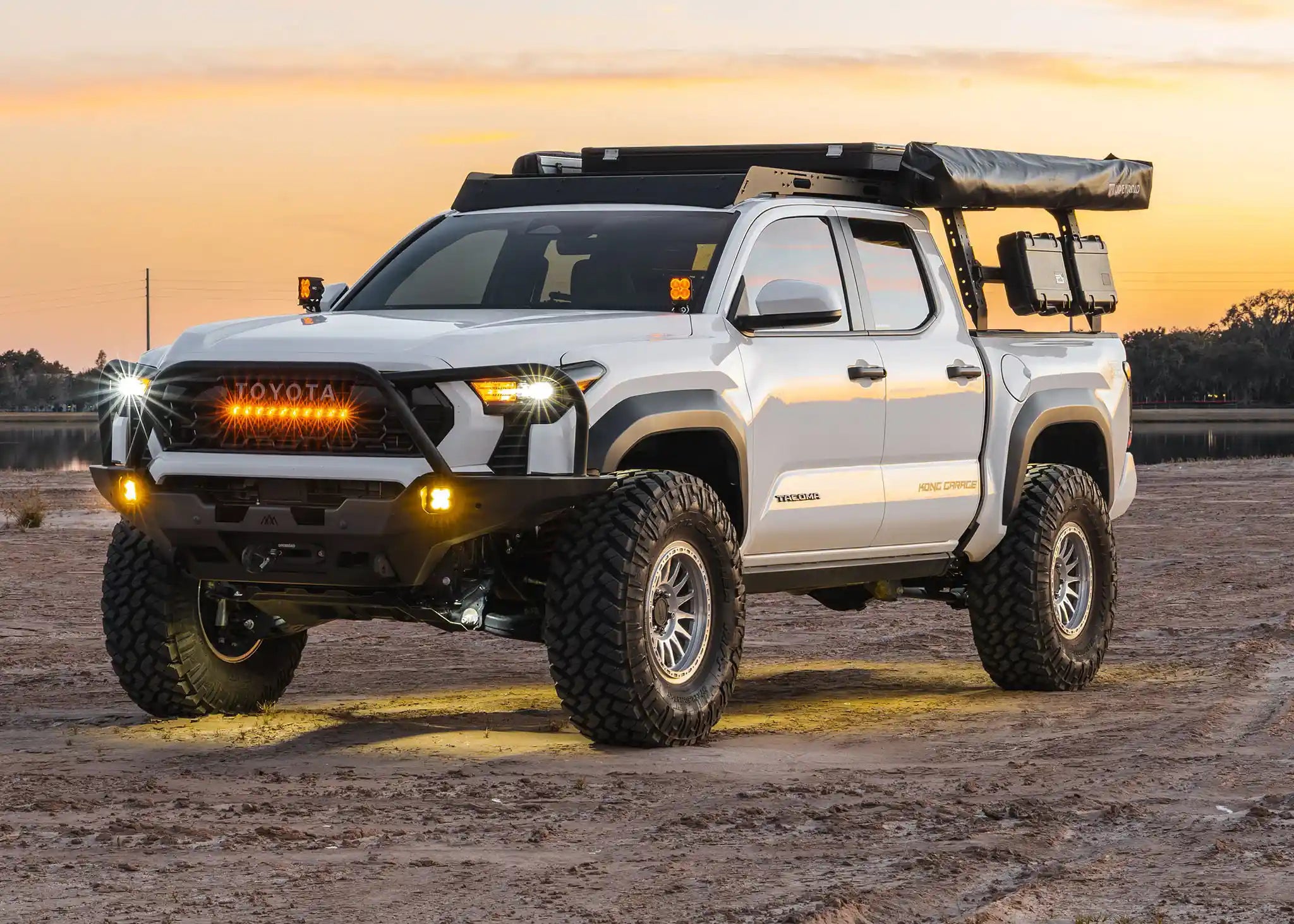 Hi - Lite Overland Toyota Tacoma Front Bumper 4th Gen (2024 - 2026) [Bull Bar] - Spirit of 1876Backwoods Adventure Mods