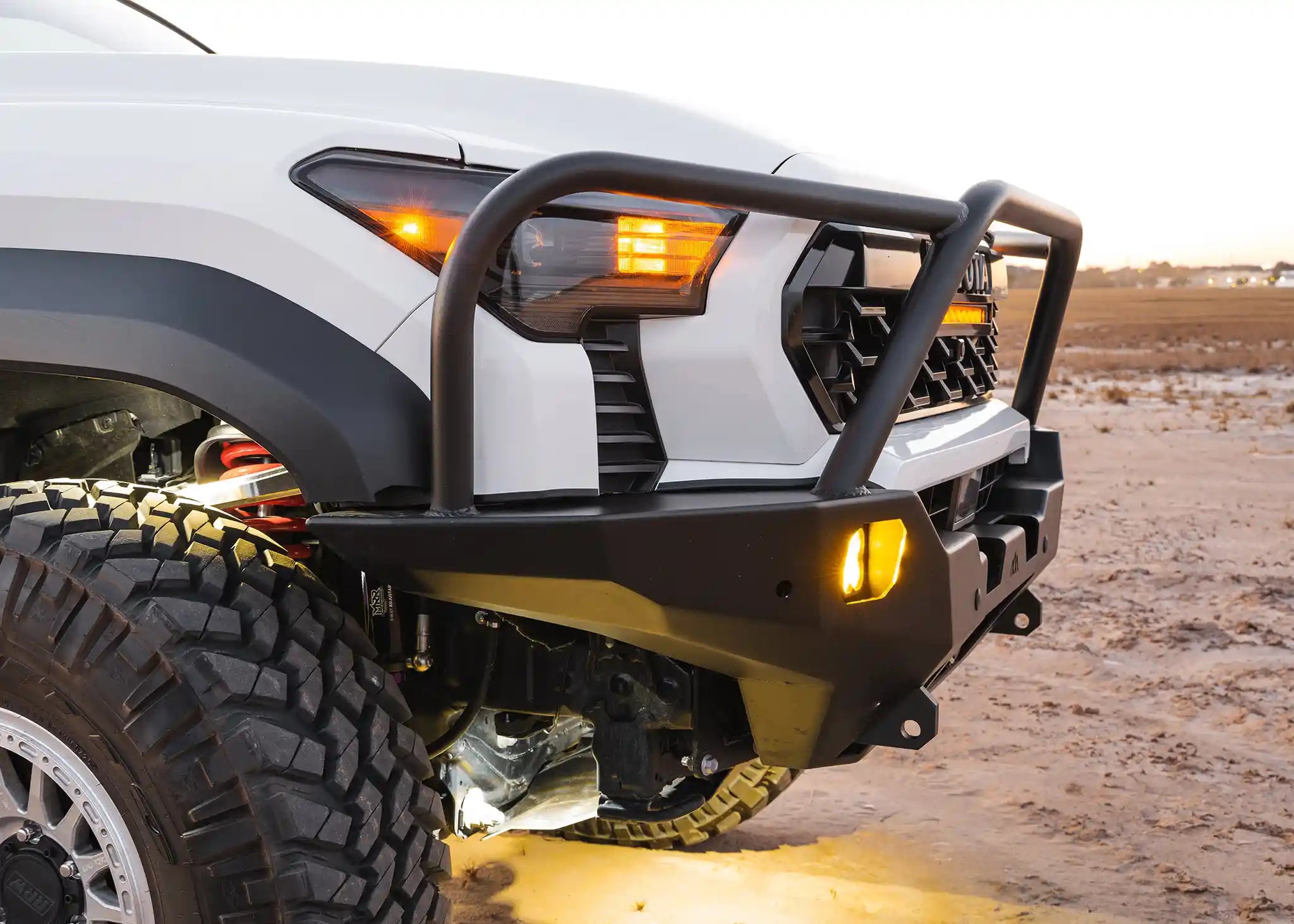 Hi - Lite Overland Toyota Tacoma Front Bumper 4th Gen (2024 - 2026) [Bull Bar] - Spirit of 1876Backwoods Adventure Mods