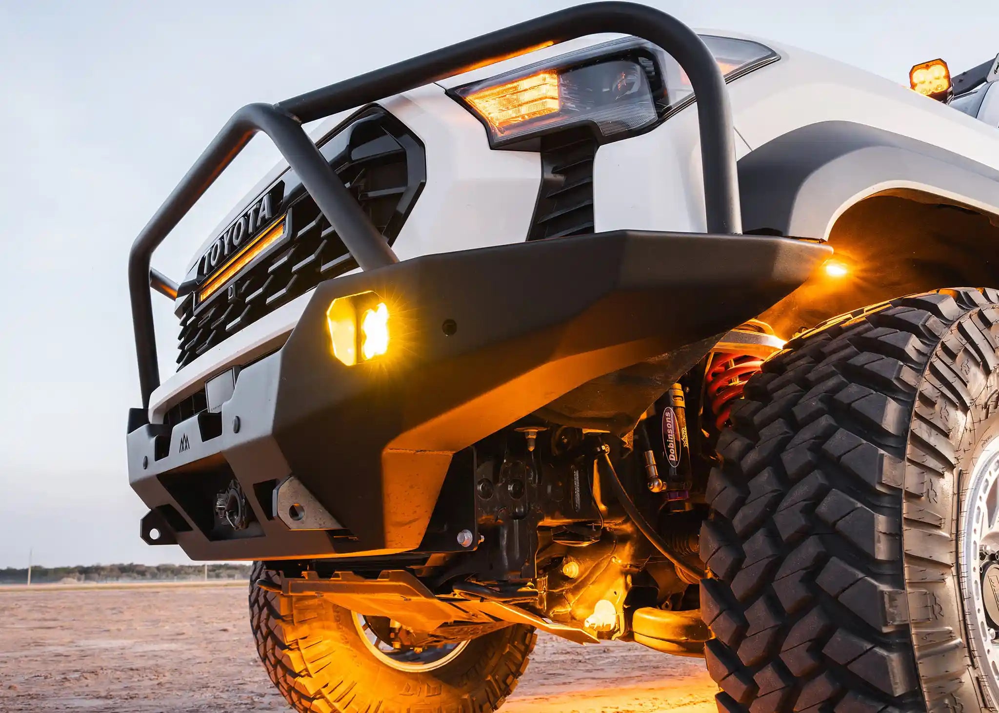 Hi - Lite Overland Toyota Tacoma Front Bumper 4th Gen (2024 - 2026) [Bull Bar] - Spirit of 1876Backwoods Adventure Mods