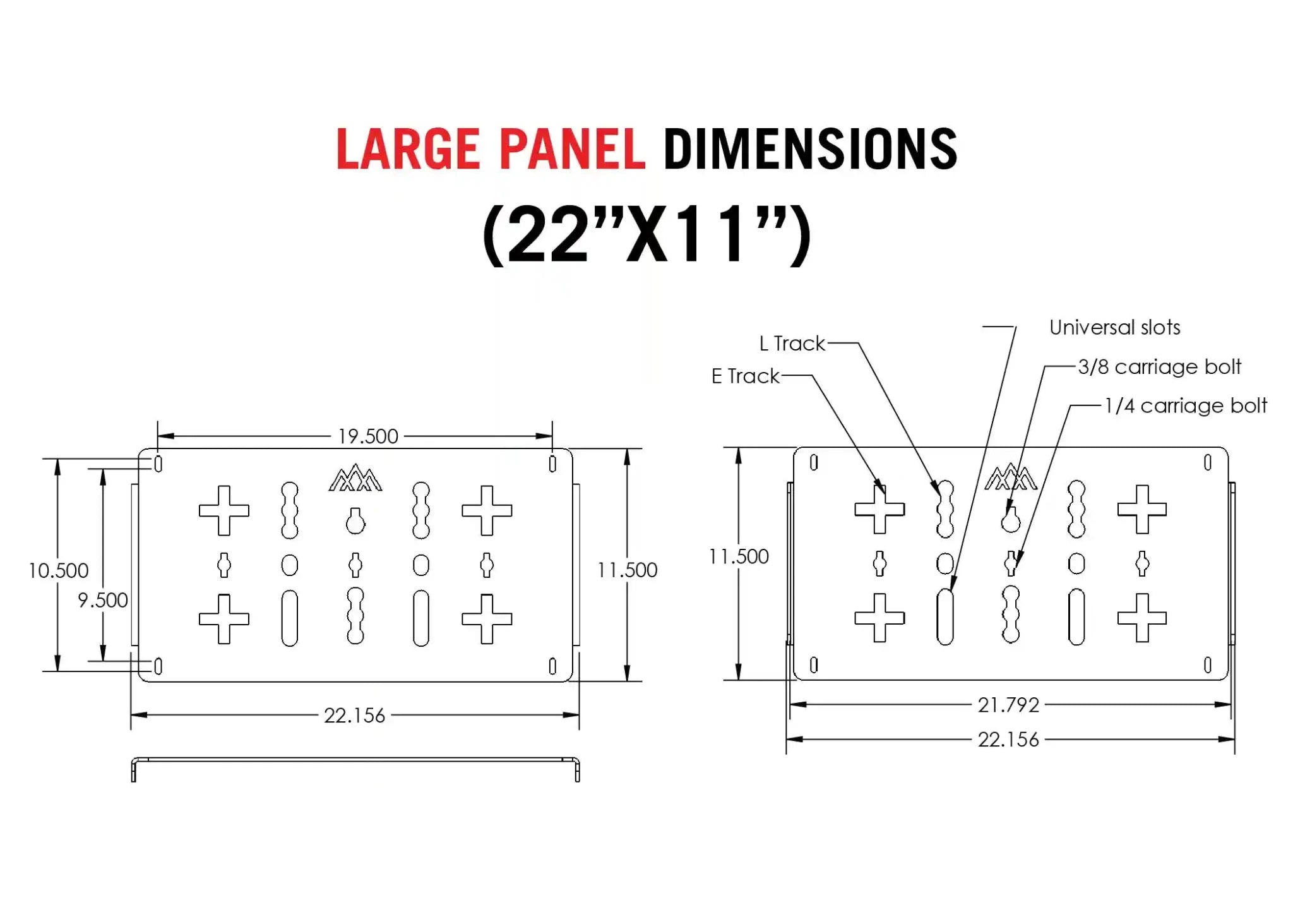 DRIFTR Roof Rack Deck Accessory Panels - Spirit of 1876 - Backwoods Adventure Mods