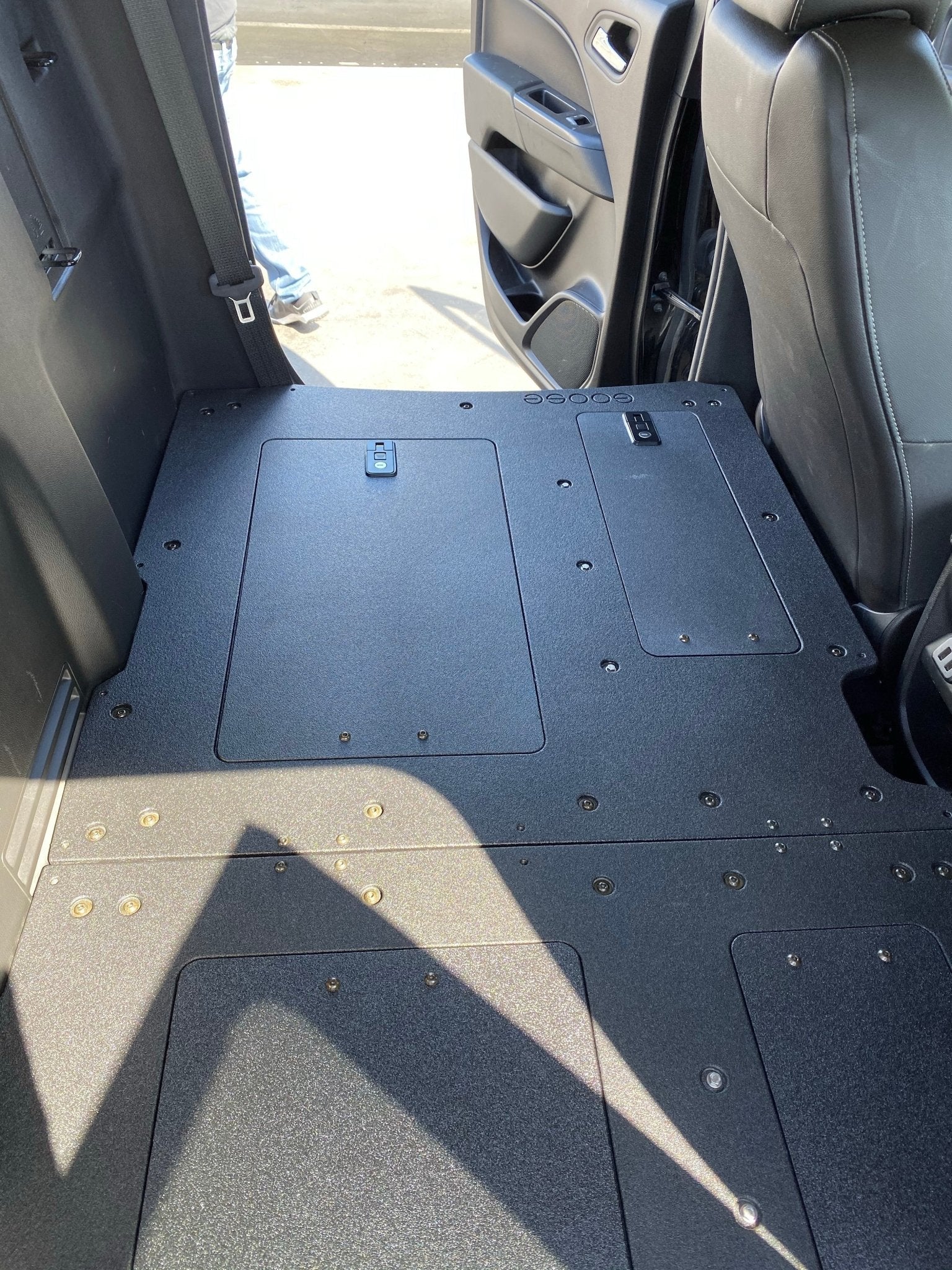 Chevy Colorado 2015 - 2022 2nd Gen. Crew Cab - Second Row Seat Delete Plate System - Spirit of 1876 - Goose Gear