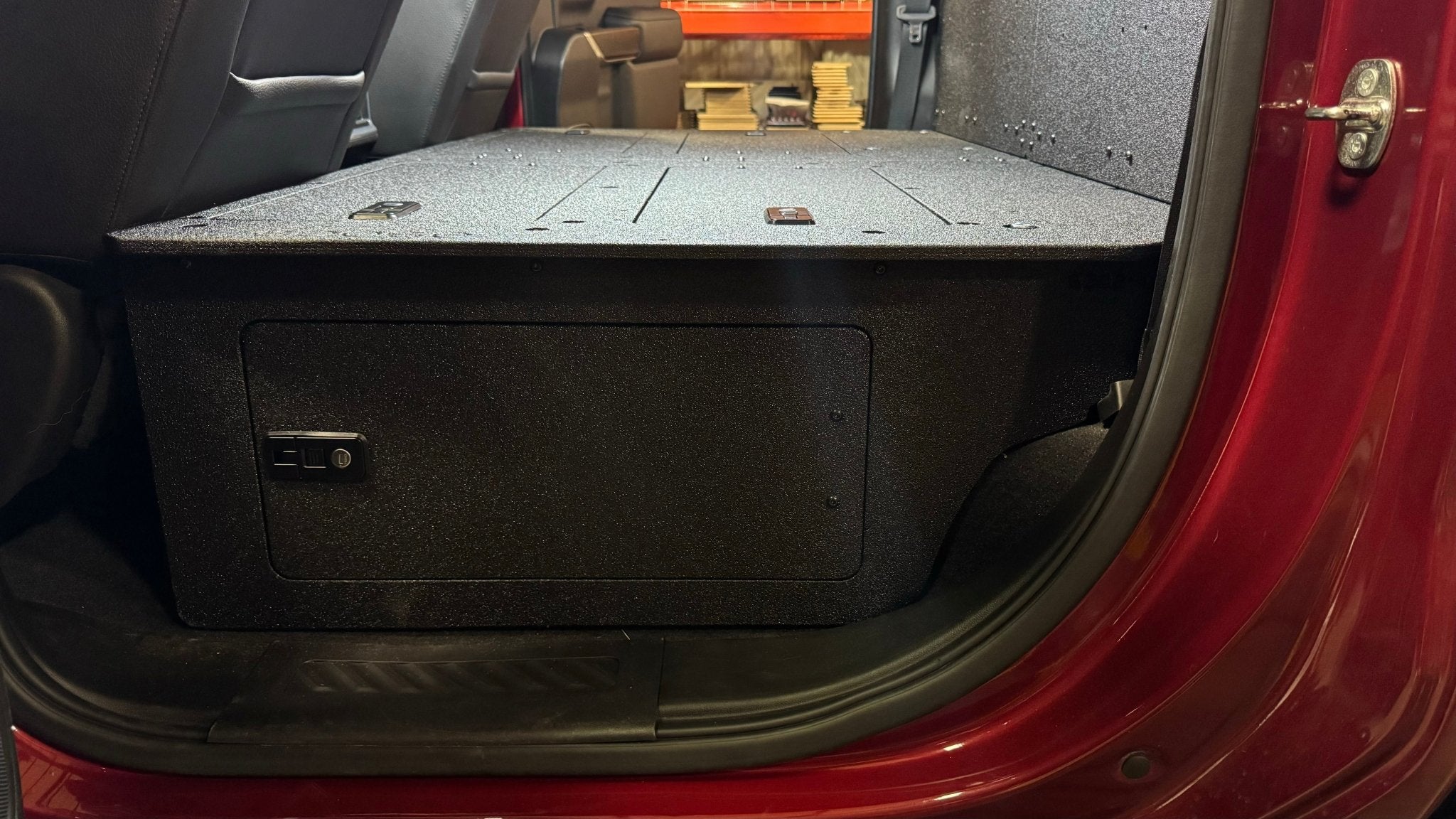 CHEVY - SILVERADO - 4TH GEN - GMC - SIERRA - 2019 - PRESENT - 5TH GEN - EXPLORE SERIES - CREW CAB - SEAT DELETE PLATE SYSTEM - SECOND ROW - 100% - Spirit of 1876 - Goose Gear
