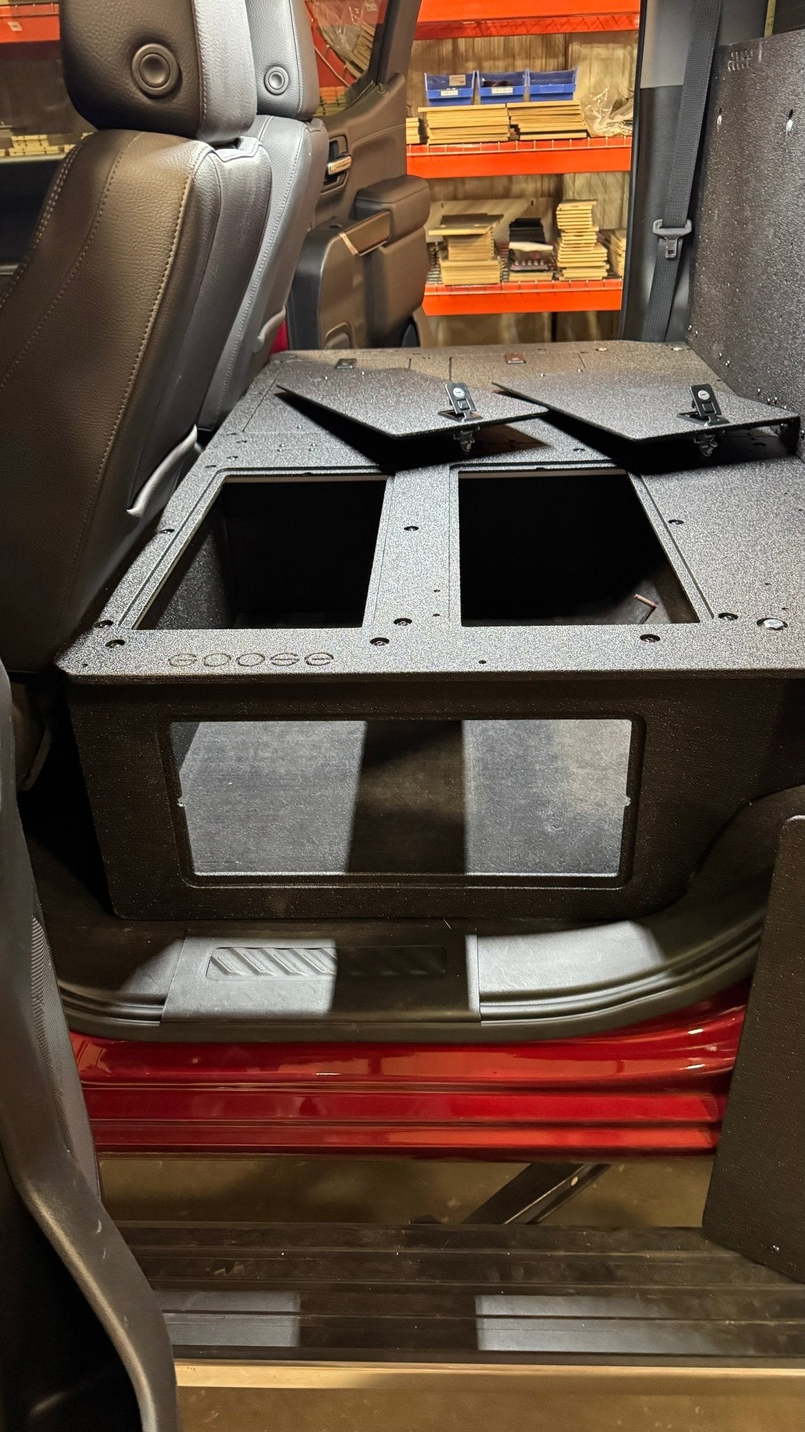 CHEVY - SILVERADO - 4TH GEN - GMC - SIERRA - 2019 - PRESENT - 5TH GEN - EXPLORE SERIES - CREW CAB - SEAT DELETE PLATE SYSTEM - SECOND ROW - 100% - Spirit of 1876 - Goose Gear