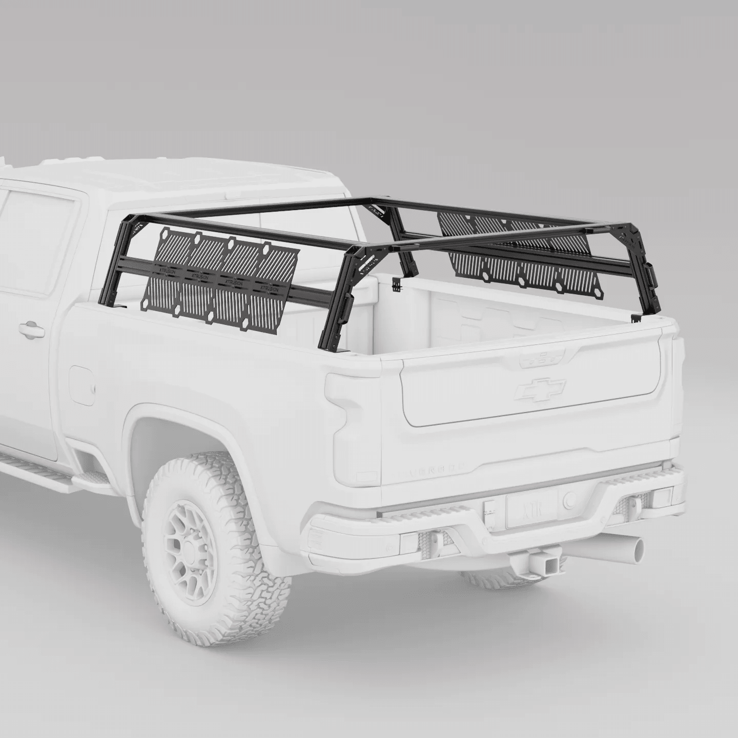 Chevy Silverado / GMC Sierra 2500HD & 3500HD Pre-configured XTR1 Bed Rack - Spirit of 1876 - Xtrusion Overland