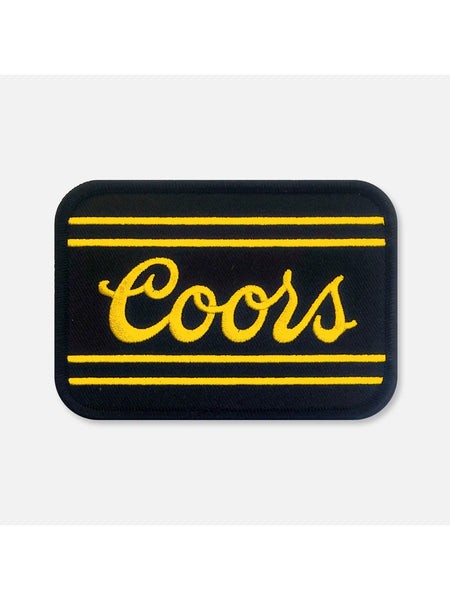 Coors Patch - Black & Yellow