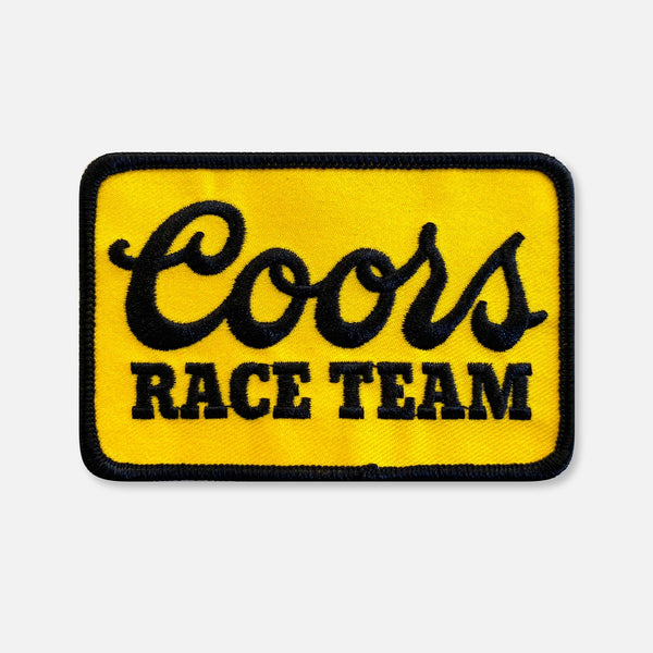 Coors Race Team Patch - Black & Yellow