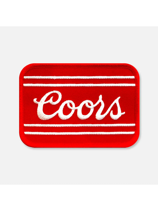 Coors Patch - Red & White