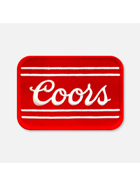 Coors Patch - Red & White