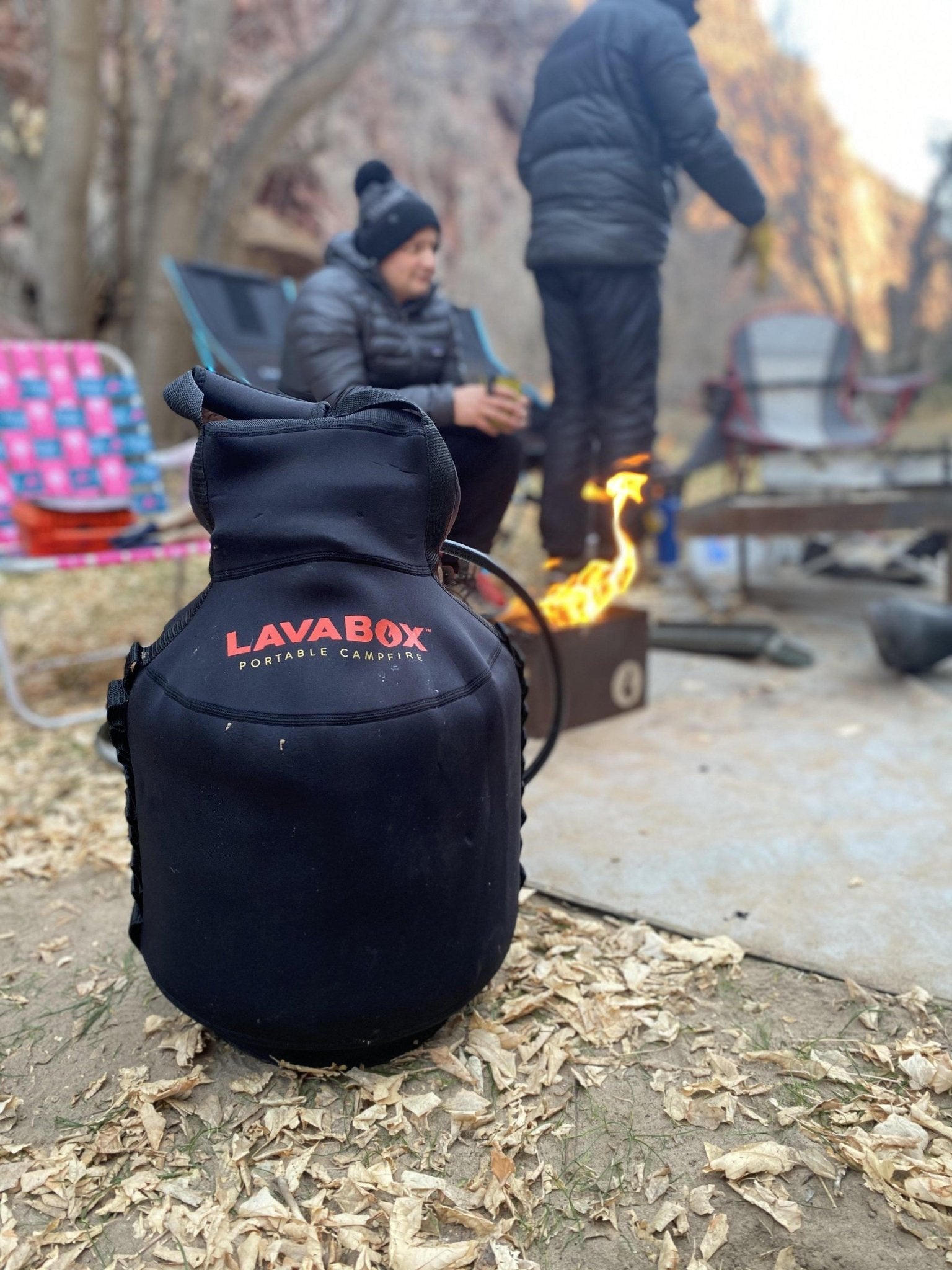 Burt's Tank Top: 20 Pound Propane Tank Insulator and Carrier - Spirit of 1876LavaBox Portable Campfire