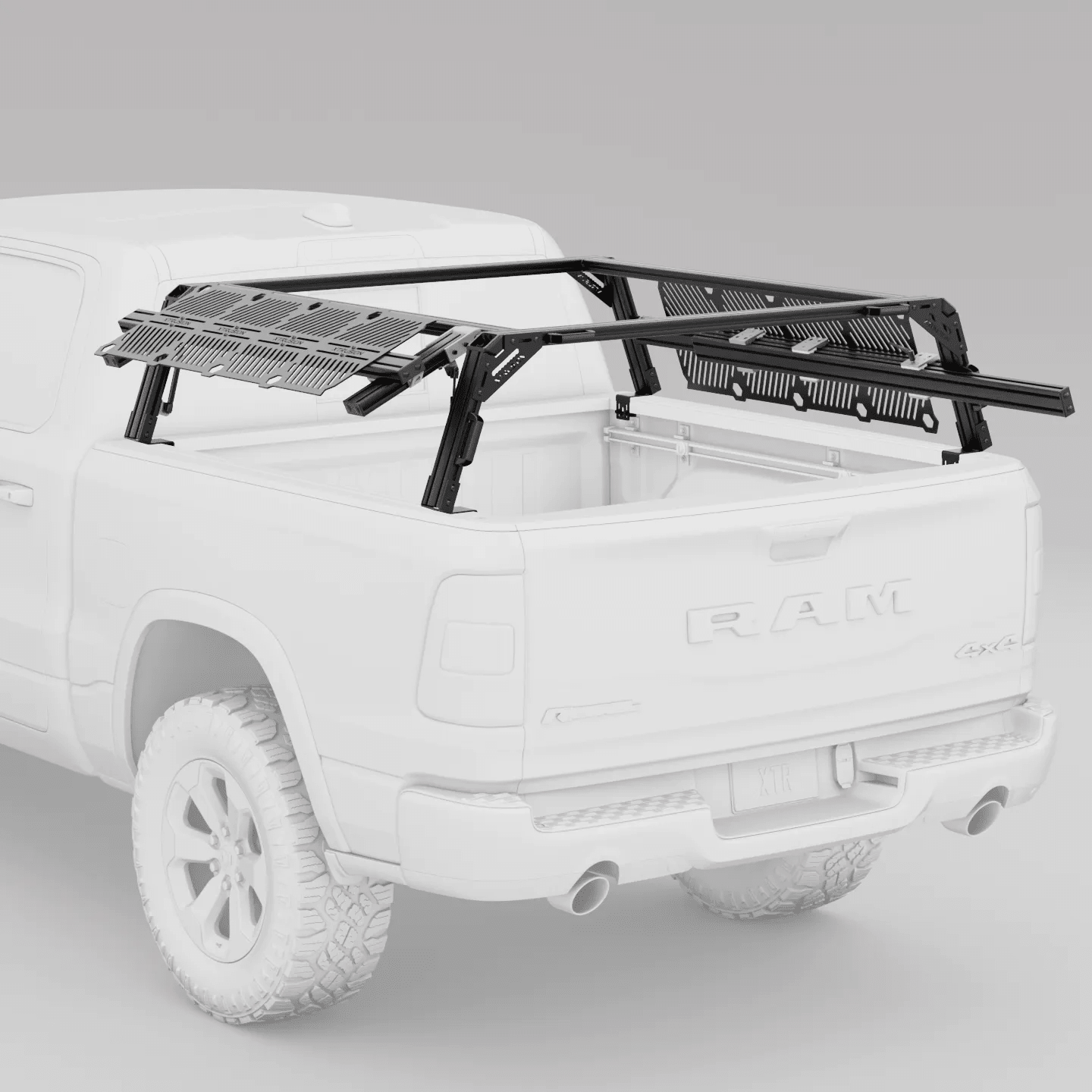 Dodge Ram 2500/3500 HD Pre-configured XTR1 Bed Rack (Straight Bed) - Spirit of 1876 - Xtrusion Overland