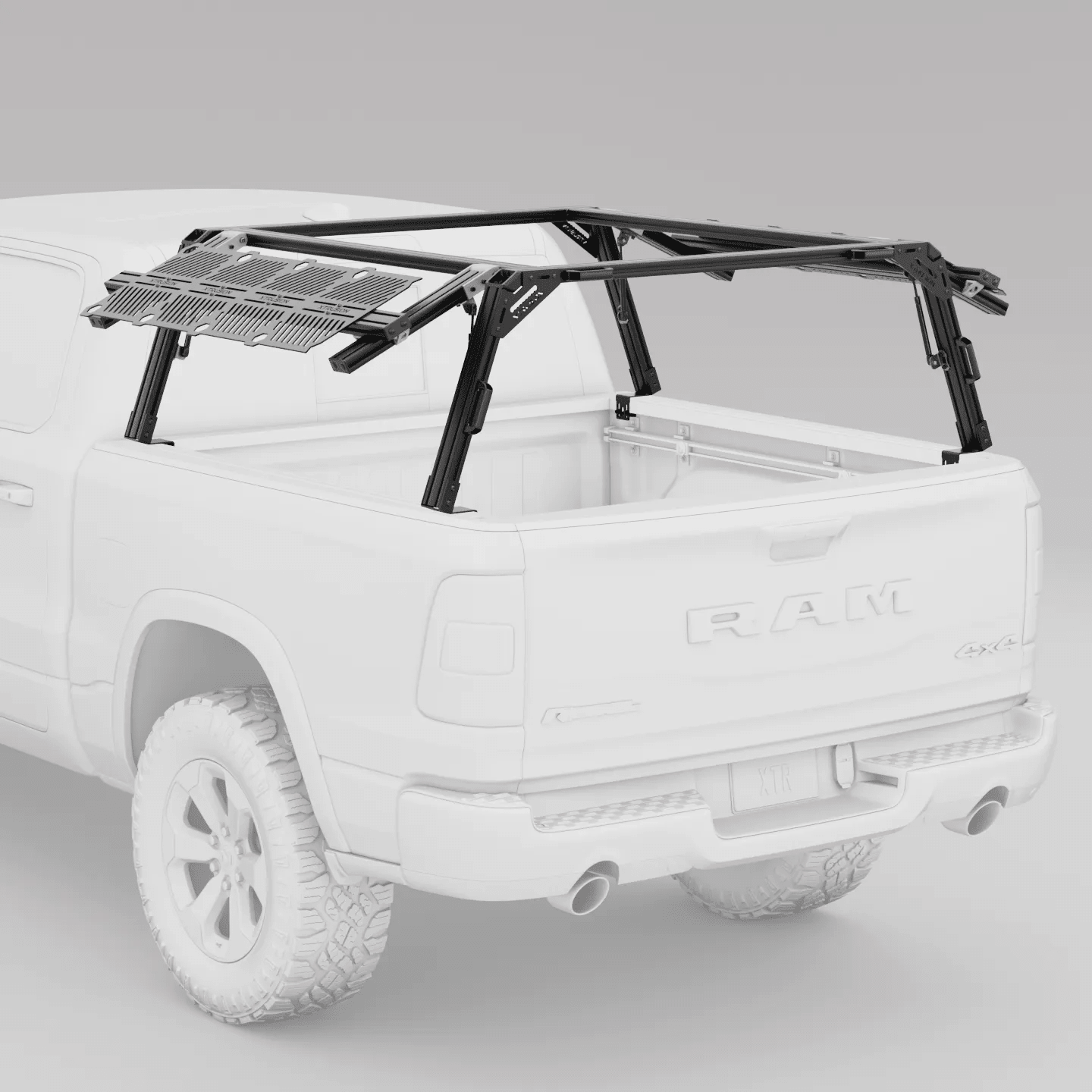 Dodge Ram 2500/3500 HD Pre-configured XTR1 Bed Rack (Tapered Bed) - Spirit of 1876 - Xtrusion Overland