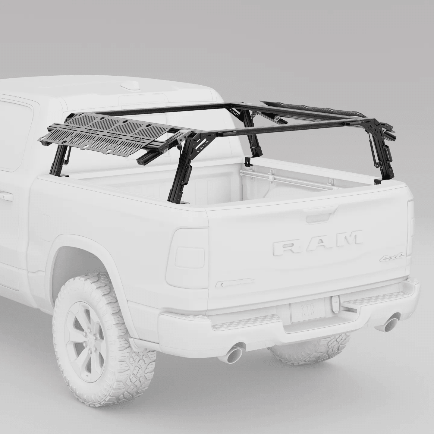 Dodge Ram 2500/3500 HD Pre-configured XTR1 Bed Rack (Tapered Bed) - Spirit of 1876 - Xtrusion Overland