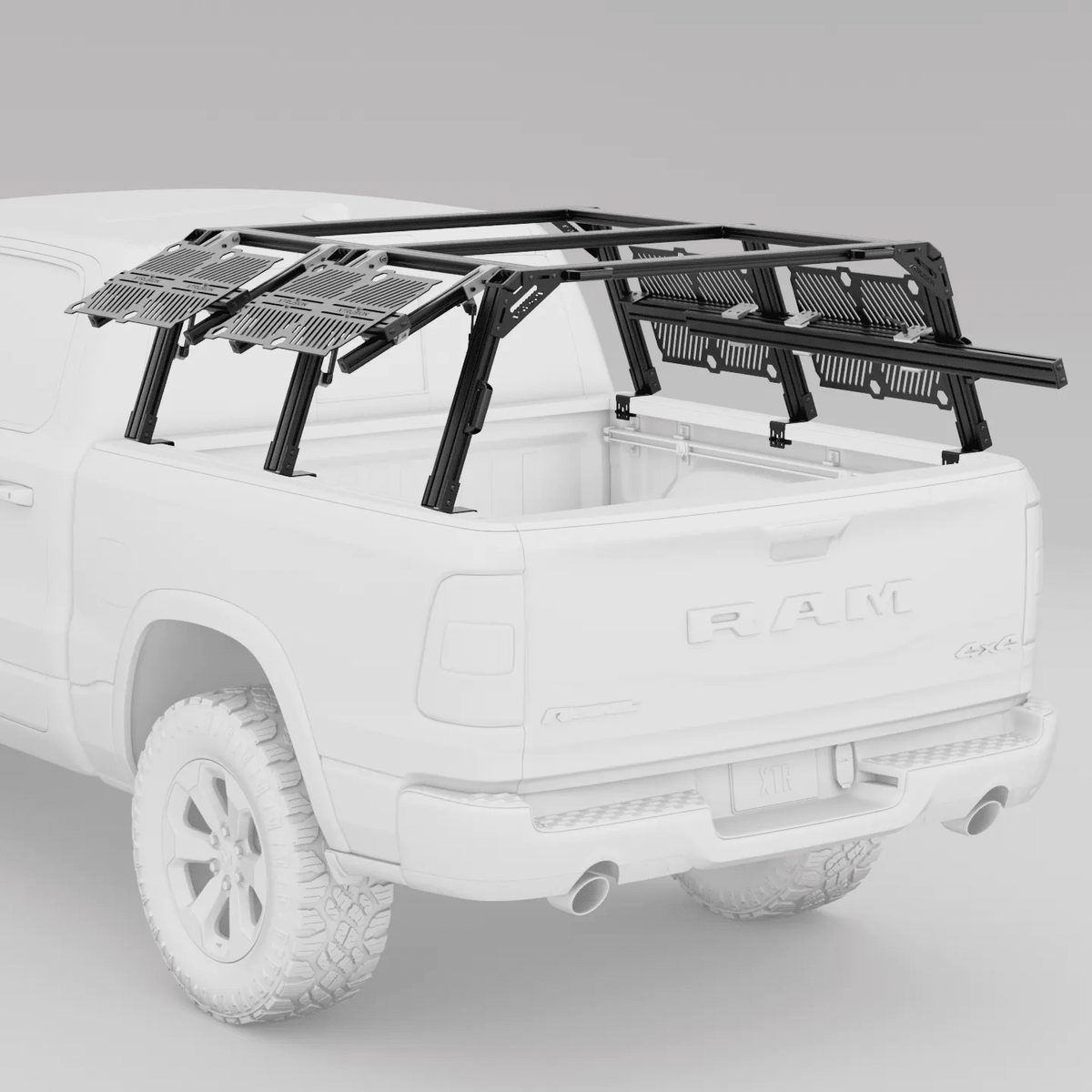Ram 1500 Pre-configured Bed Rack (Tapered Bed) | XTR3 Popular Builds + MOLLE Packages - Spirit of 1876 - Xtrusion Overland