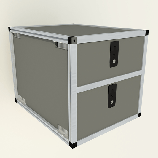 Double Drawer Module - 20 3/16" Wide x 25" Depth