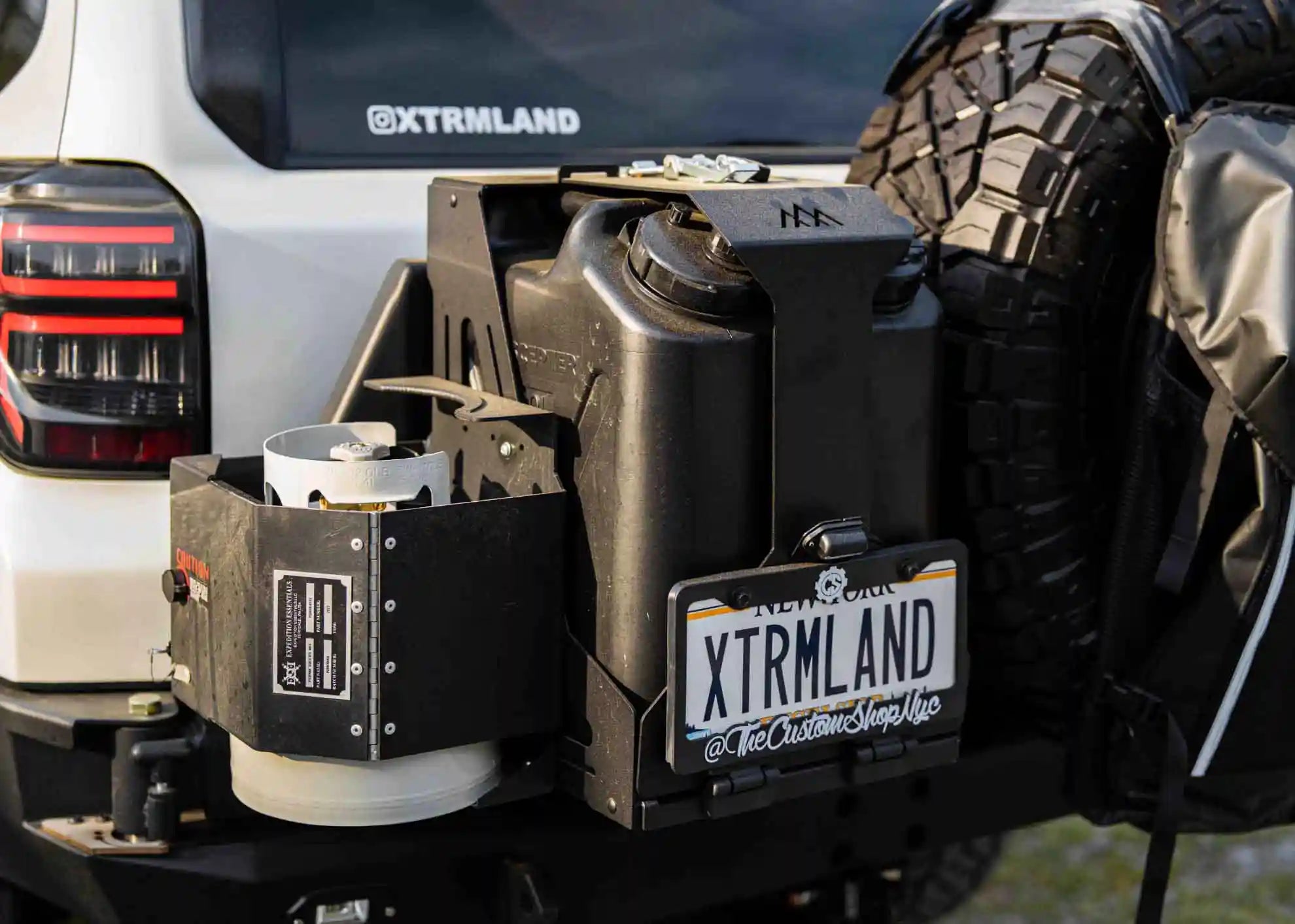 Jerry's Can Holder - Dual Universal Jerry Can Carrier - Spirit of 1876Backwoods Adventure Mods