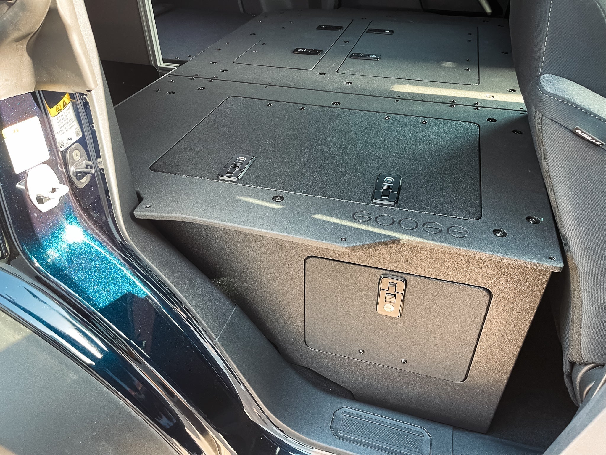 Ford Bronco 2021 - Present 6 Gen. 4 Door - Second Row Seat Delete Plate System - Module Height - Spirit of 1876 - Goose Gear