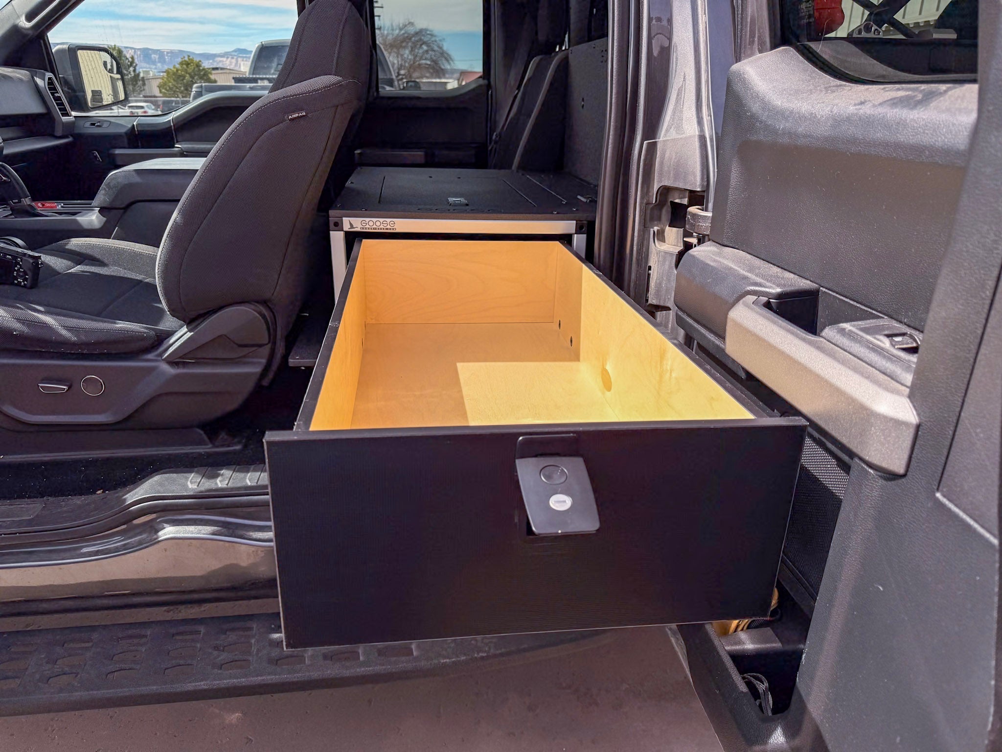 Ford - F150 - 2015 - Present - 13th - 14th Gen - Super Cab - without the center mounted B&O Subwoofer - Explore Series - Single Drawer Module - With Fitted Top Plate - Spirit of 1876 - Goose Gear