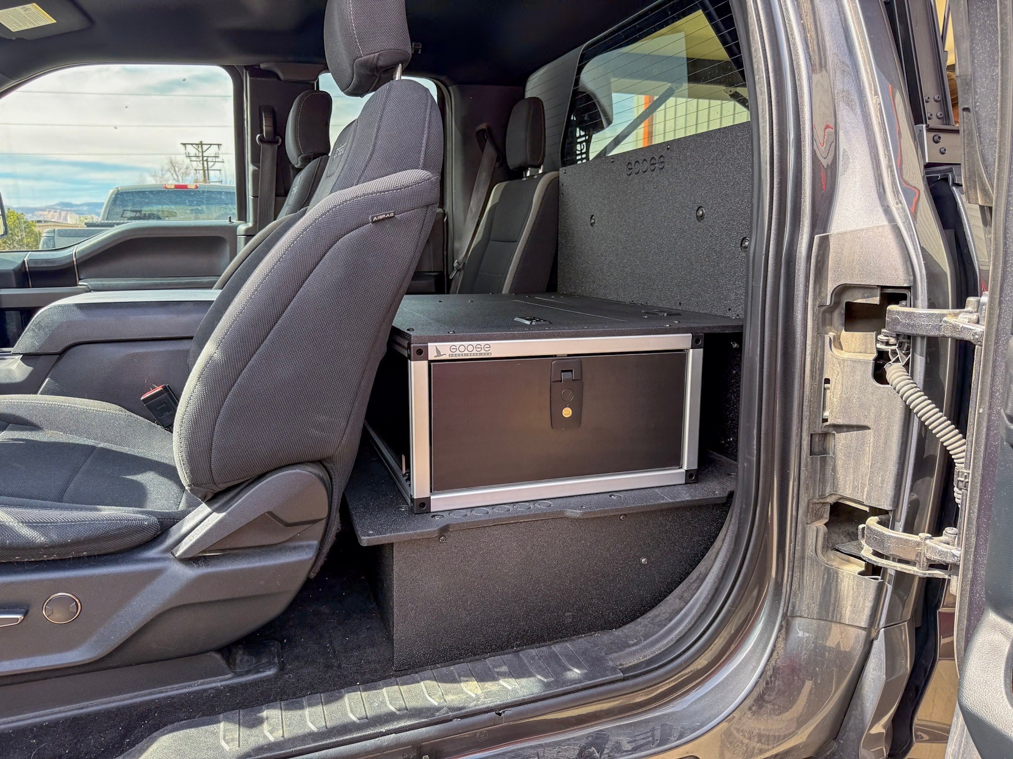 Ford - F150 - 2015 - Present - 13th - 14th Gen - Super Cab - without the center mounted B&O Subwoofer - Explore Series - Single Drawer Module - With Fitted Top Plate - Spirit of 1876 - Goose Gear