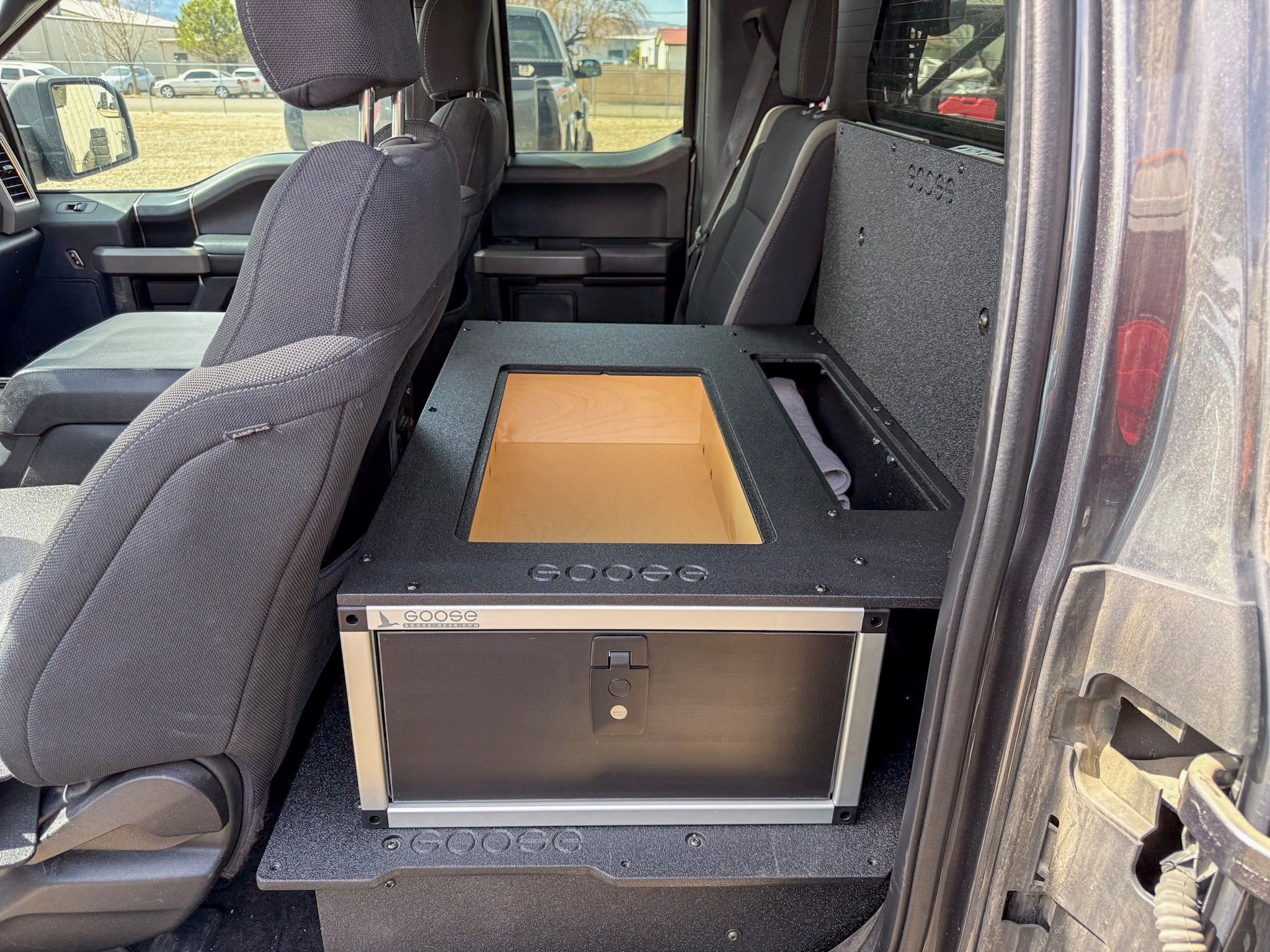 Ford - F150 - 2015 - Present - 13th - 14th Gen - Super Cab - without the center mounted B&O Subwoofer - Explore Series - Single Drawer Module - With Fitted Top Plate - Spirit of 1876 - Goose Gear