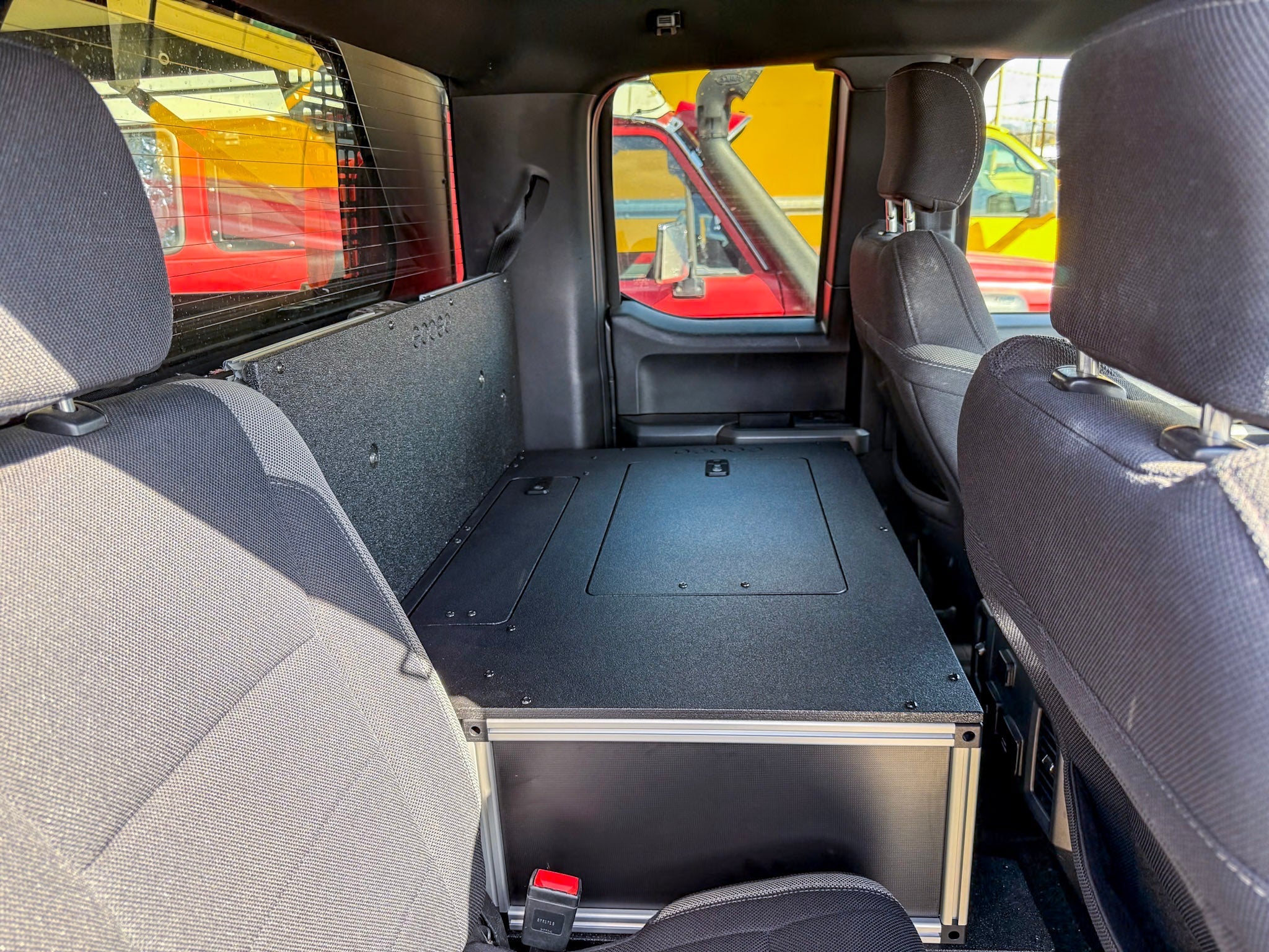 Ford - F150 - 2015 - Present - 13th - 14th Gen - Super Cab - without the center mounted B&O Subwoofer - Explore Series - Single Drawer Module - With Fitted Top Plate - Spirit of 1876 - Goose Gear