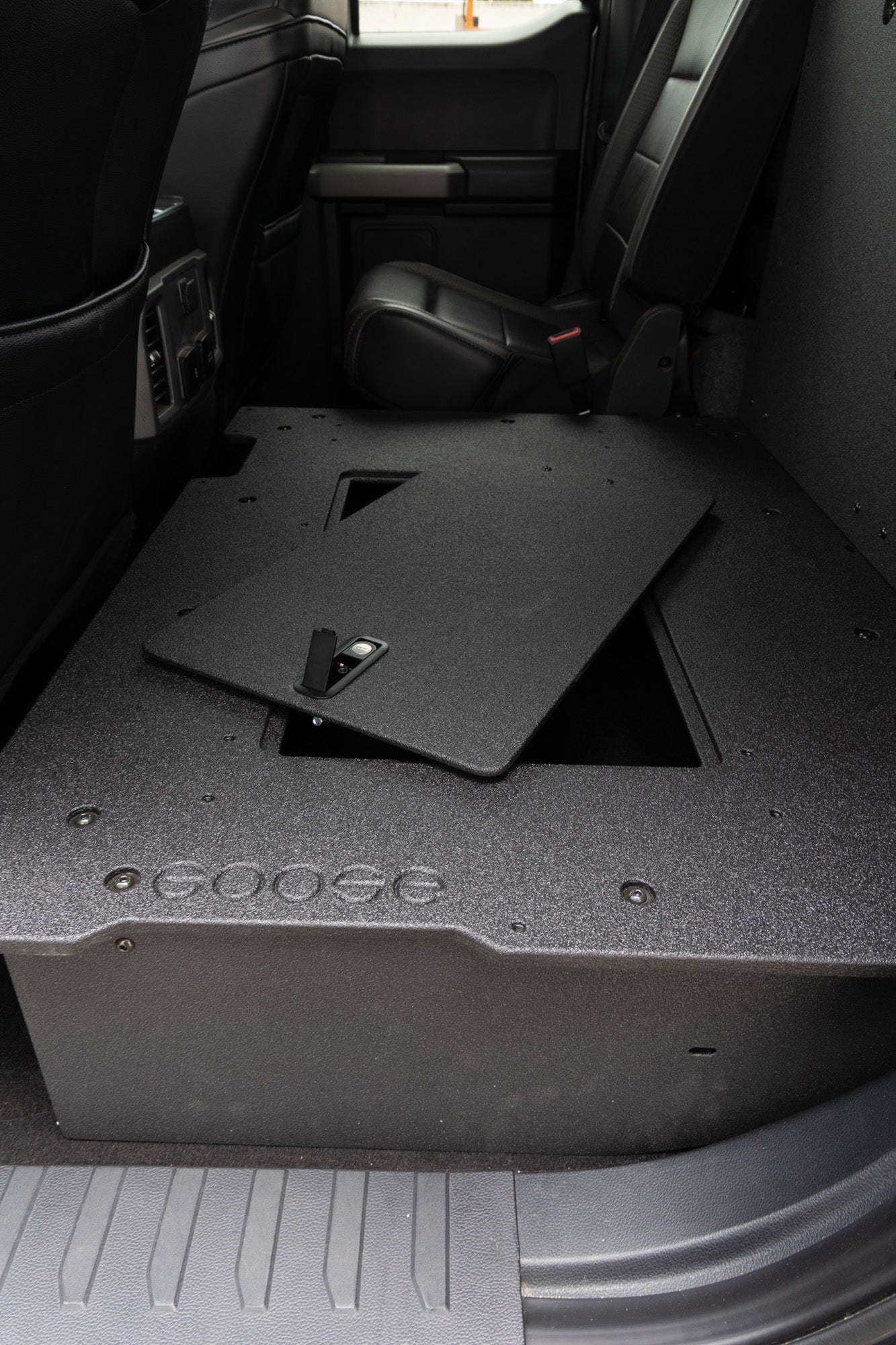 Ford F150 2015 - Present 13th & 14th Gen. SuperCab - Second Row Seat Delete Plate System - Spirit of 1876 - Goose Gear