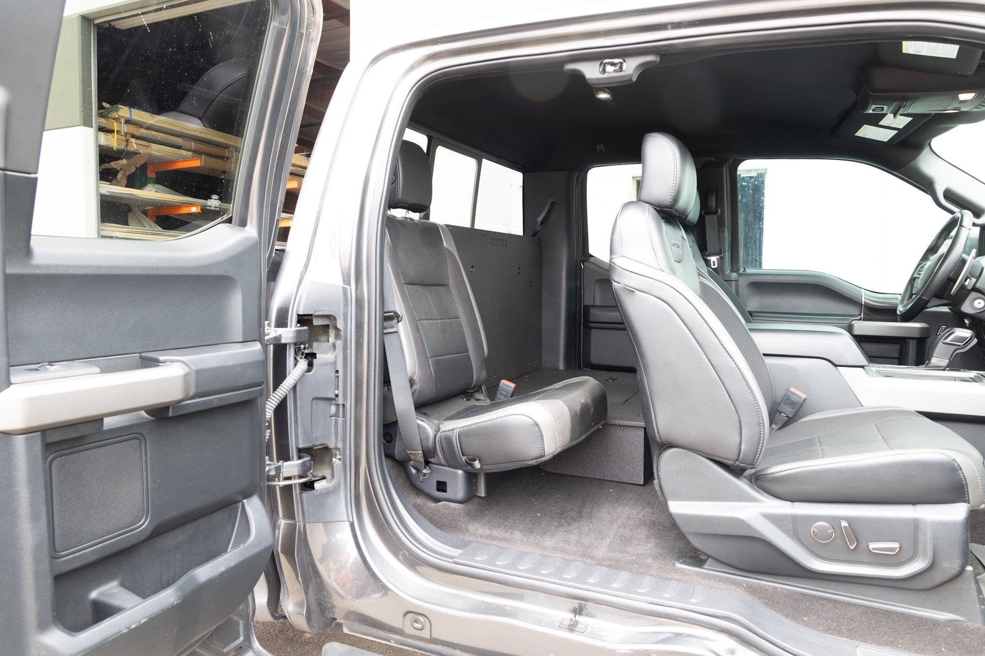 Ford F150 2015 - Present 13th & 14th Gen. SuperCab - Second Row Seat Delete Plate System - Spirit of 1876 - Goose Gear