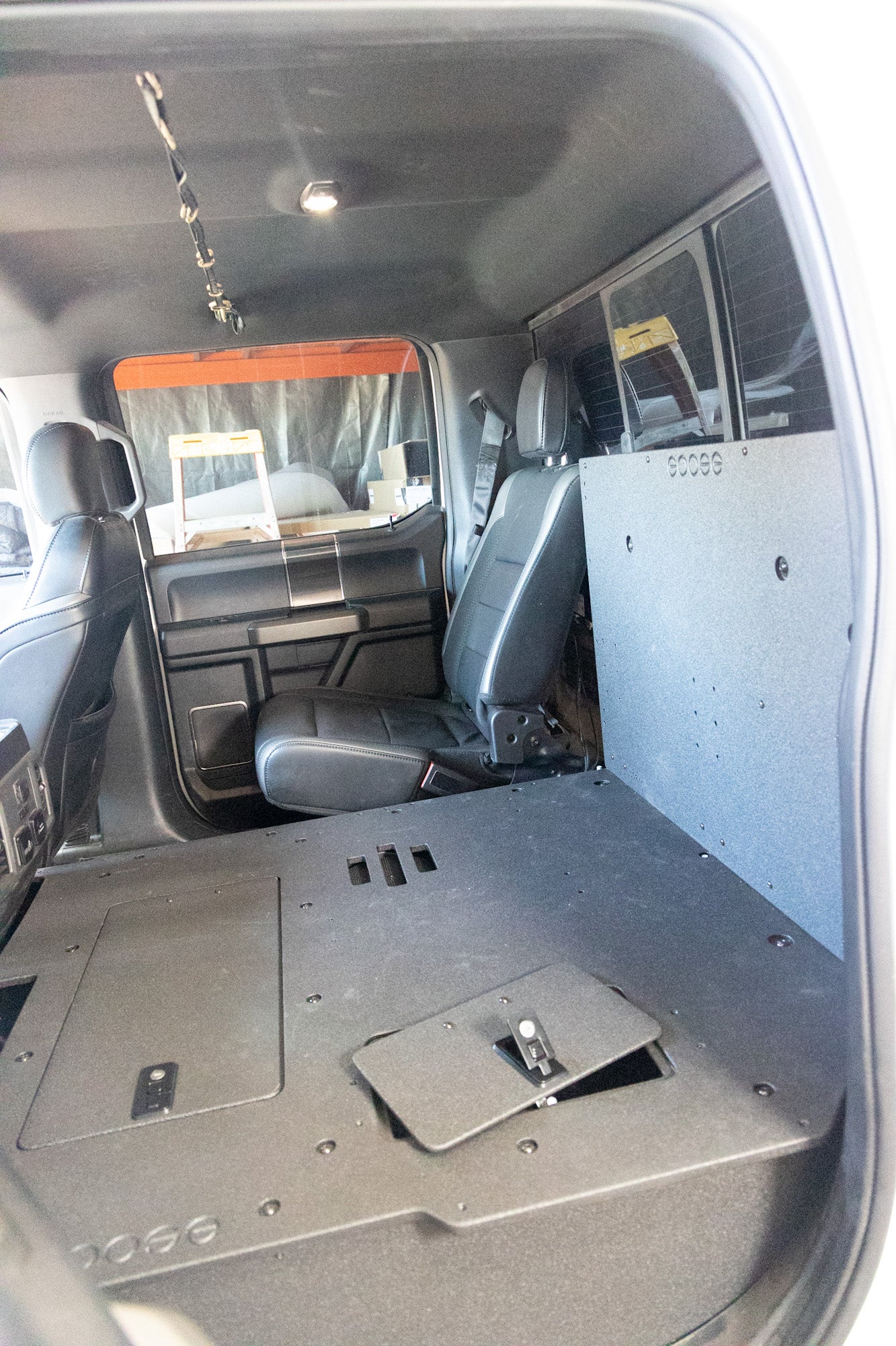 Ford F150 2015 - Present 13th & 14th Gen. SuperCrew - Second Row Seat Delete Plate System - Spirit of 1876 - Goose Gear
