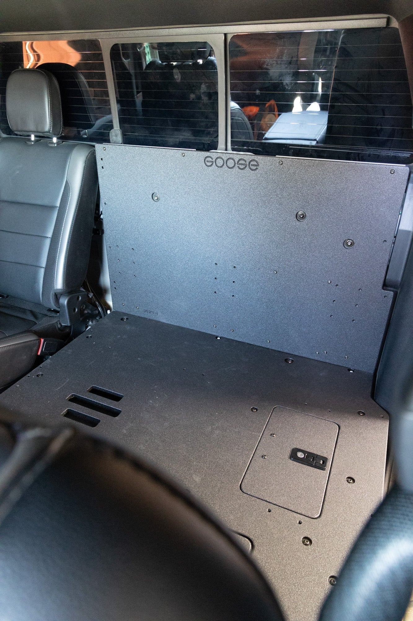 Ford F150 2015 - Present 13th & 14th Gen. SuperCrew - Second Row Seat Delete Plate System - Spirit of 1876 - Goose Gear