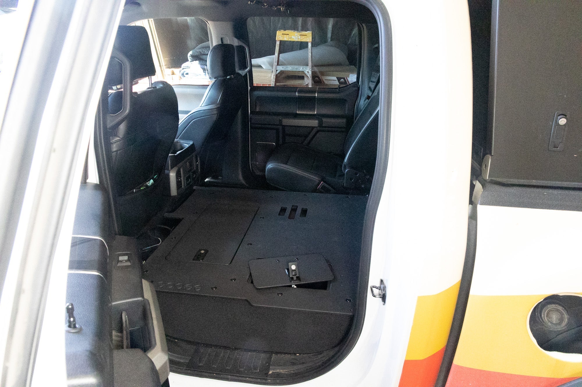 Ford F150 Raptor 2015 - 2020 2nd Gen. SuperCrew - Second Row Seat Delete Plate System - Spirit of 1876 - Goose Gear