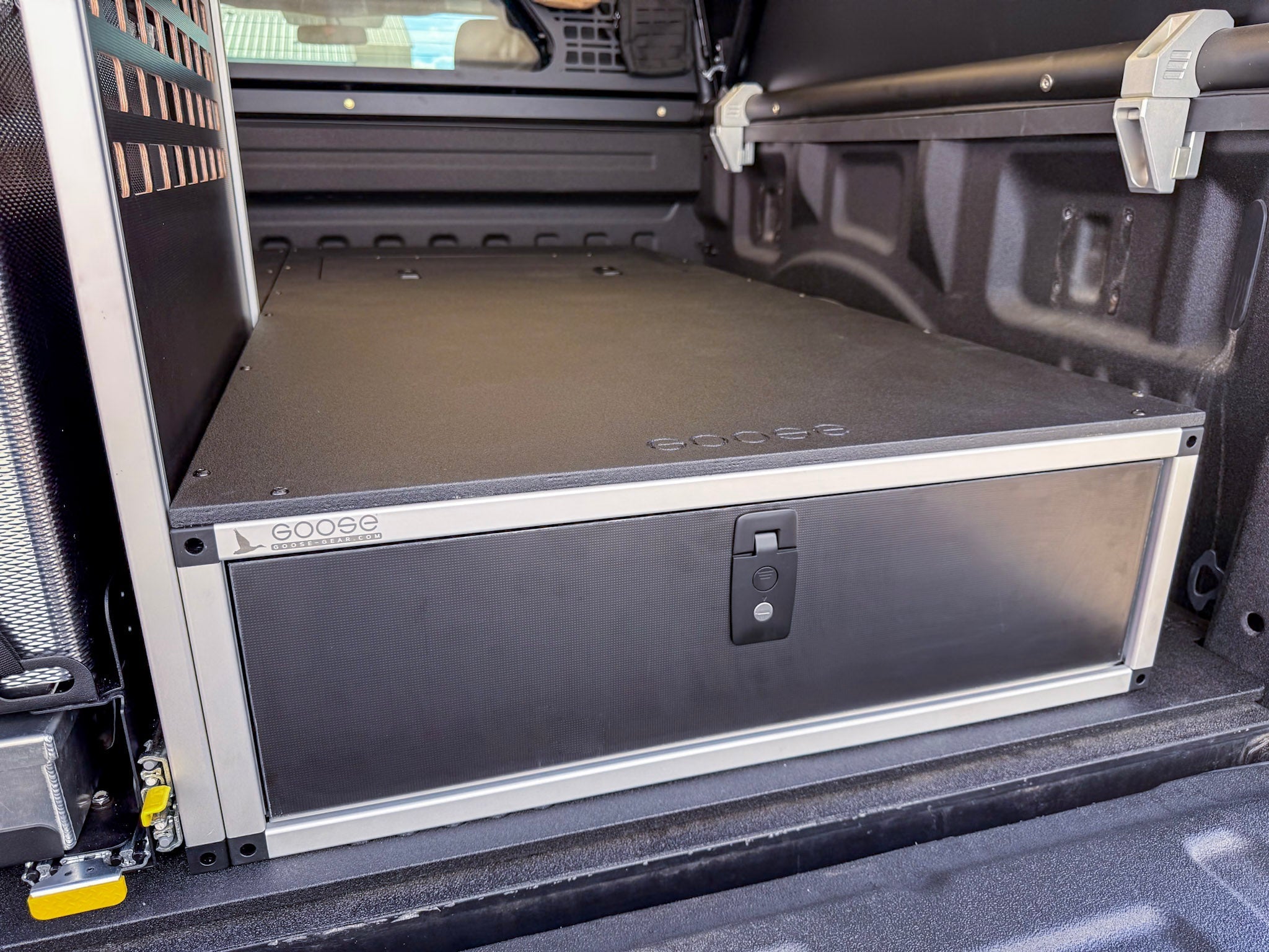 Ford F150 Raptor 2015 - 2020 2nd Gen. SuperCrew - Truck Bed Sleep Deck Drawer with Cubbie - Spirit of 1876Goose Gear