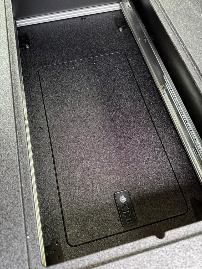 Ford - F250 - F550 - 2017 - Present - 4th - 5th Gen - Super Cab - without the center mounted B&O Subwoofer - Explore Series - Single Drawer Module - With Fitted Top Plate - Spirit of 1876 - Goose Gear