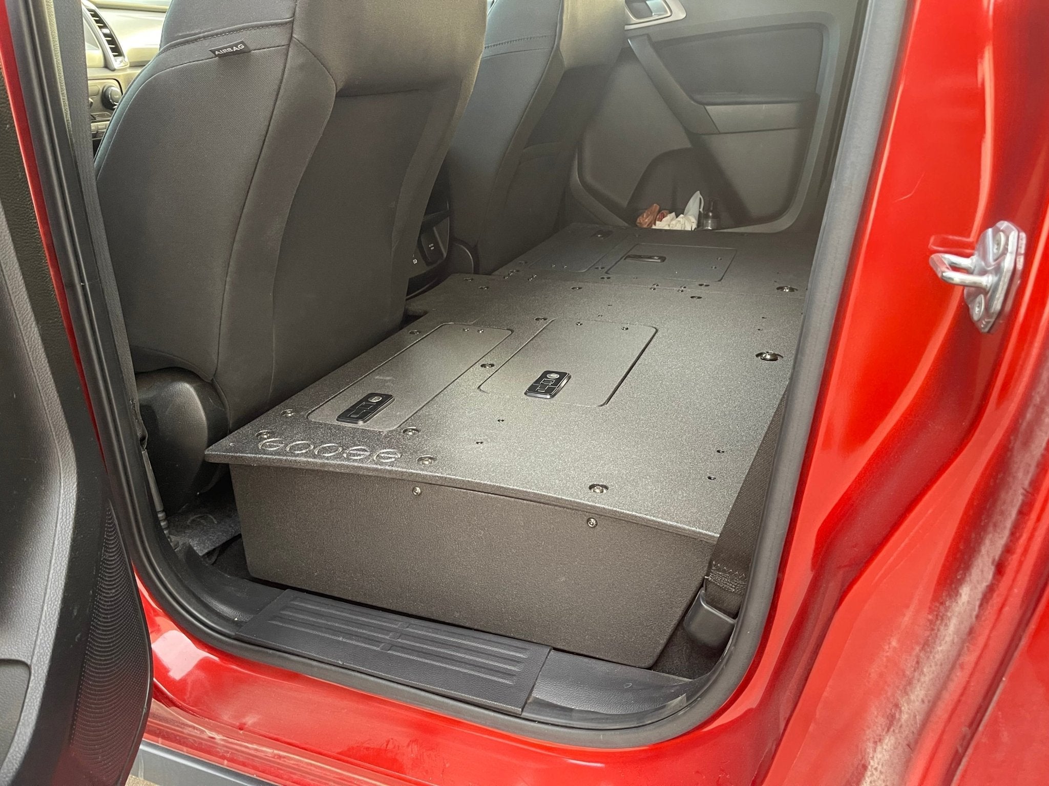 Ford Ranger 2019 - 2023 4th Gen. Super Crew - 100% Second Row Seat Delete Plate System - Spirit of 1876 - Goose Gear