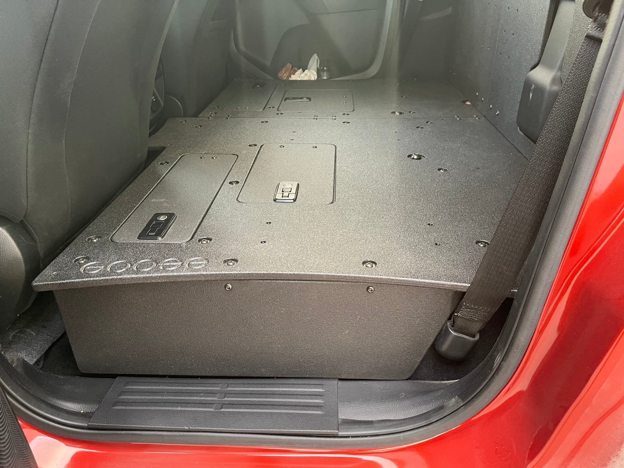 Ford Ranger 2019 - 2023 4th Gen. Super Crew - 100% Second Row Seat Delete Plate System - Spirit of 1876 - Goose Gear