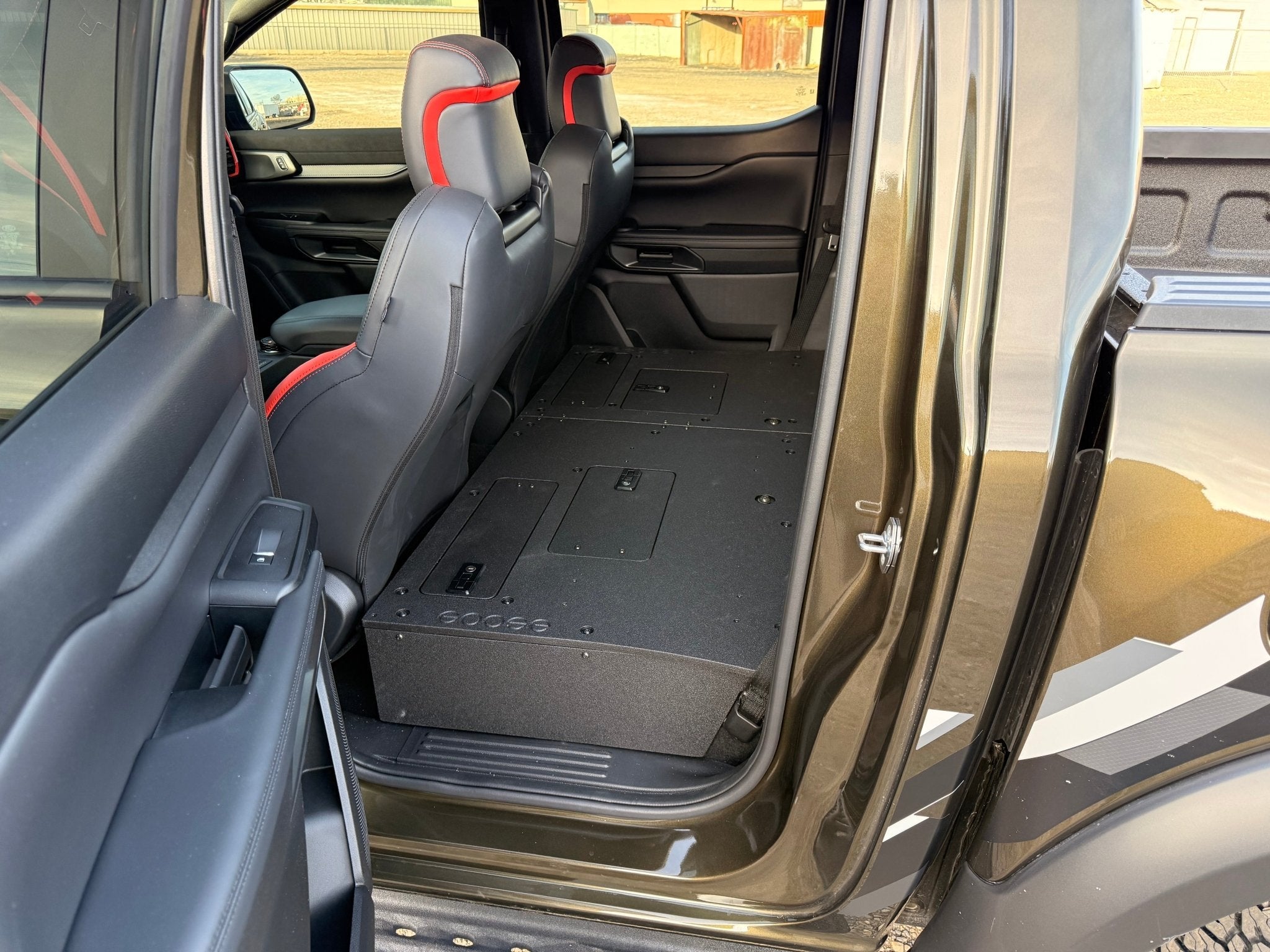 Goose Gear Ford - Ranger - 2024 - Present - Raptor - 1st Gen - T6.2 Platform - Explore Series - Second Row Seat Delete
