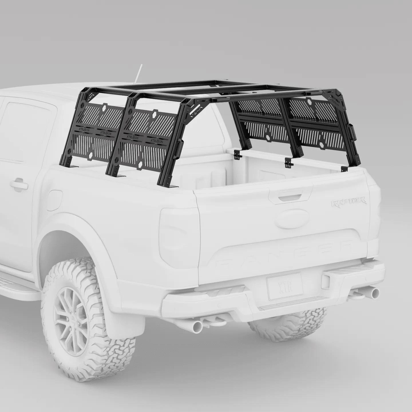 Ford Ranger Pre-configured XTR3 Bed Rack + MOLLE Packages - Spirit of 1876 - Xtrusion Overland