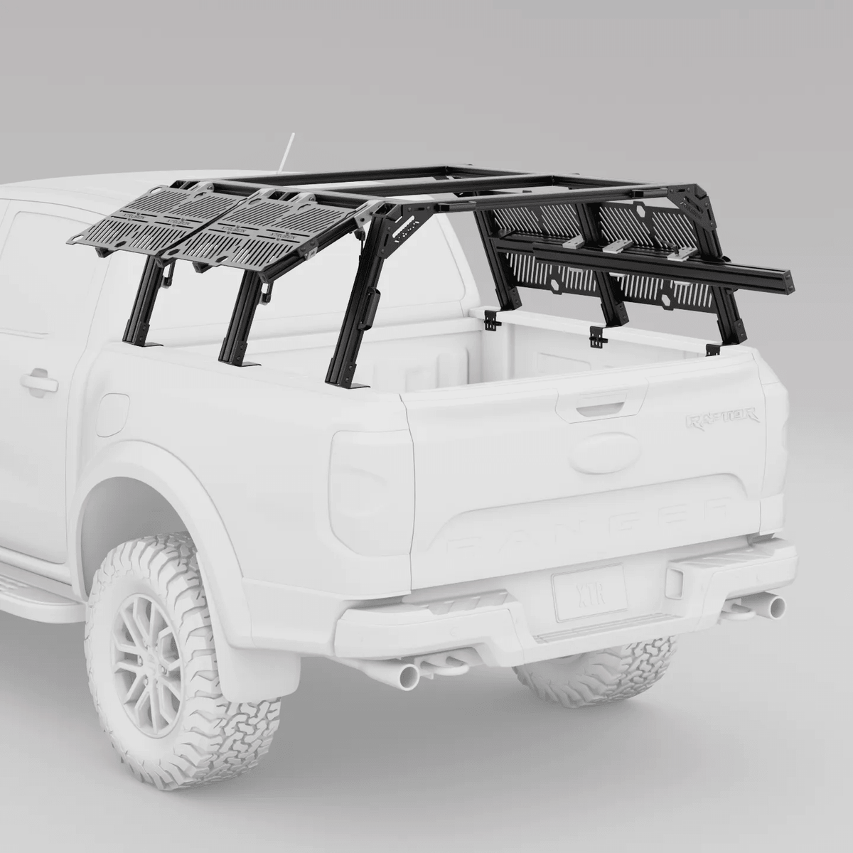 Ford Ranger Pre-configured XTR3 Bed Rack + MOLLE Packages - Spirit of 1876 - Xtrusion Overland
