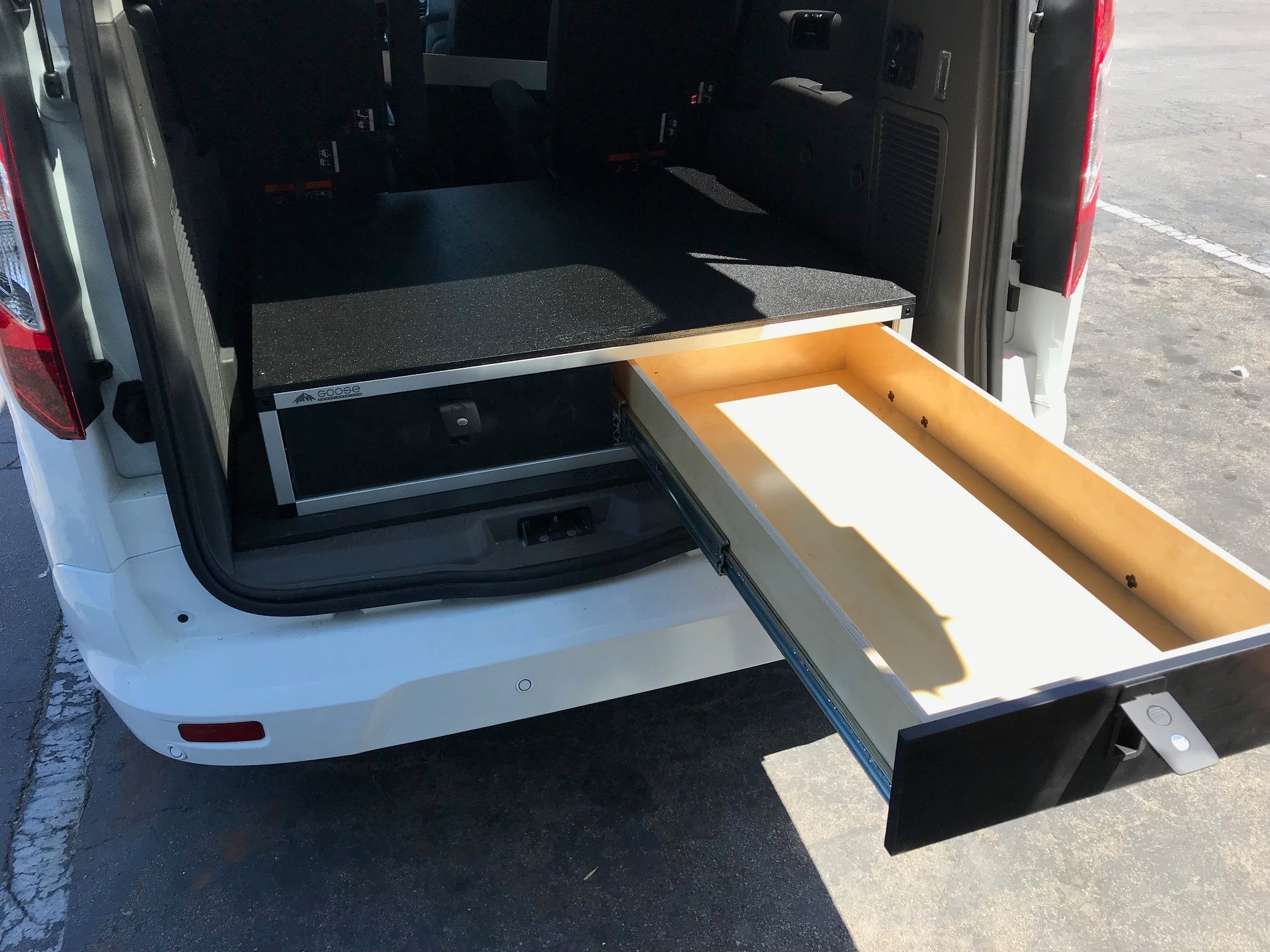 Ford Transit Connect 2014 - 2023 2nd Gen. - Side x Side Drawer Module - 43 3/8" Wide x 8" High x 40" Depth - Spirit of 1876 - Goose Gear